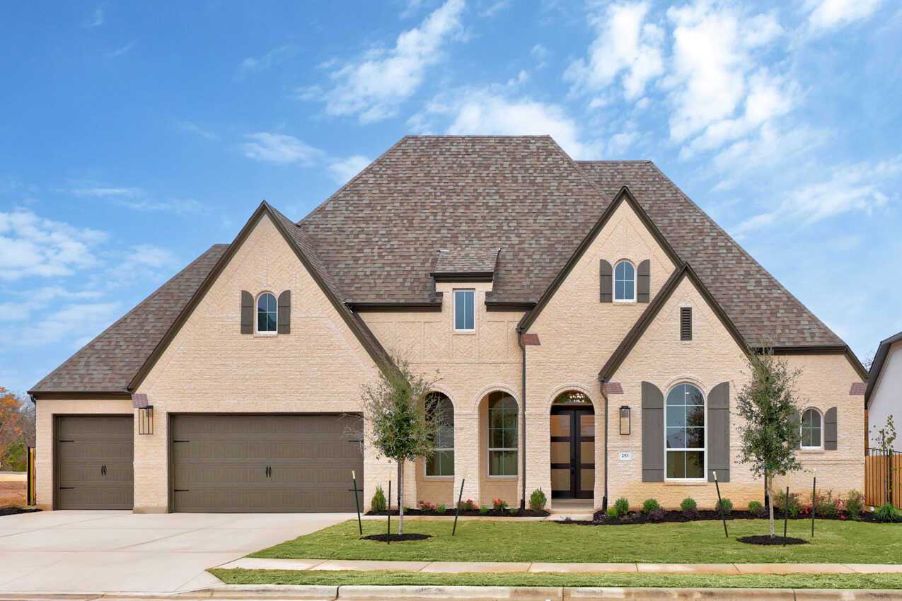 Plan Verona - Santa Rita Ranch: 90ft. lots: Liberty Hill, Texas - Highland Homes