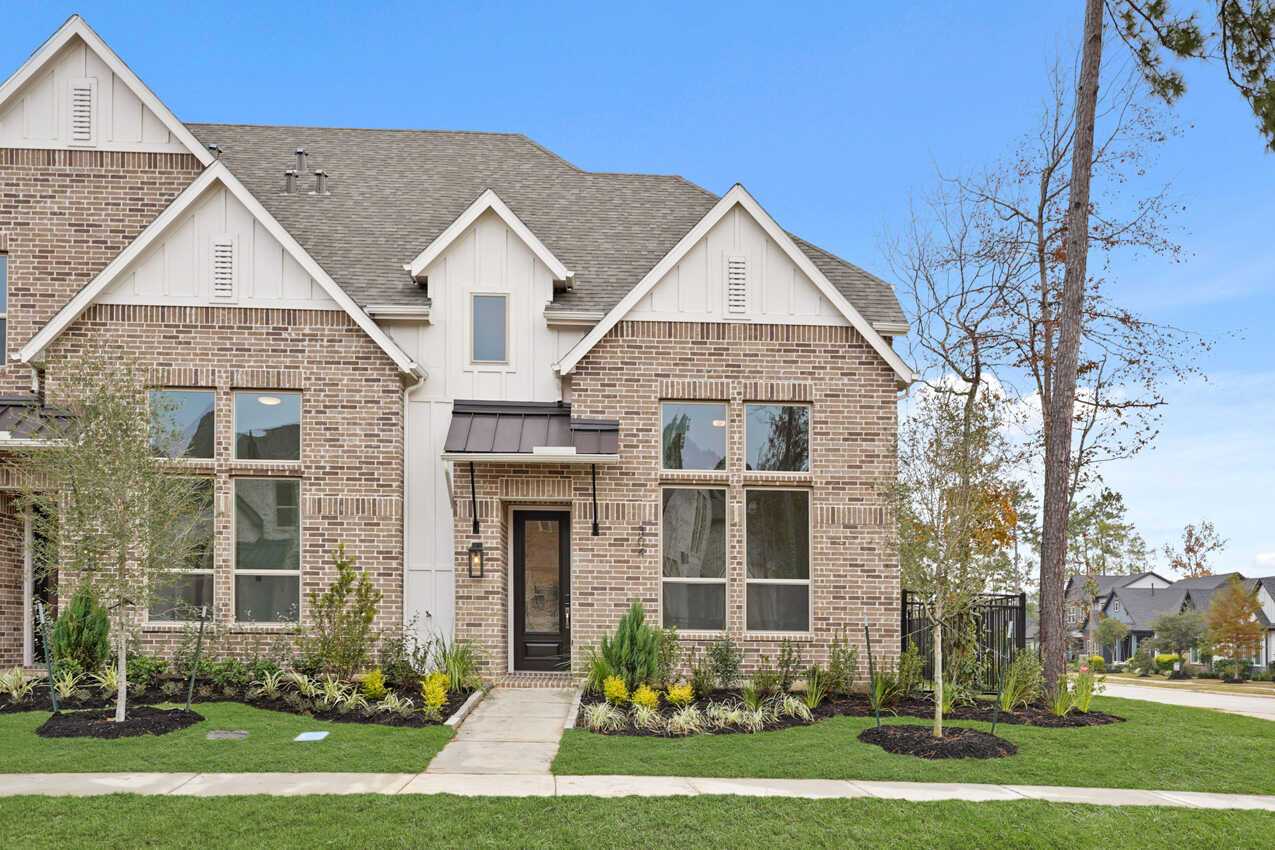 Plan Dorset - Woodforest Townhomes: Townhomes: The Villas: Montgomery, Texas - Highland Homes