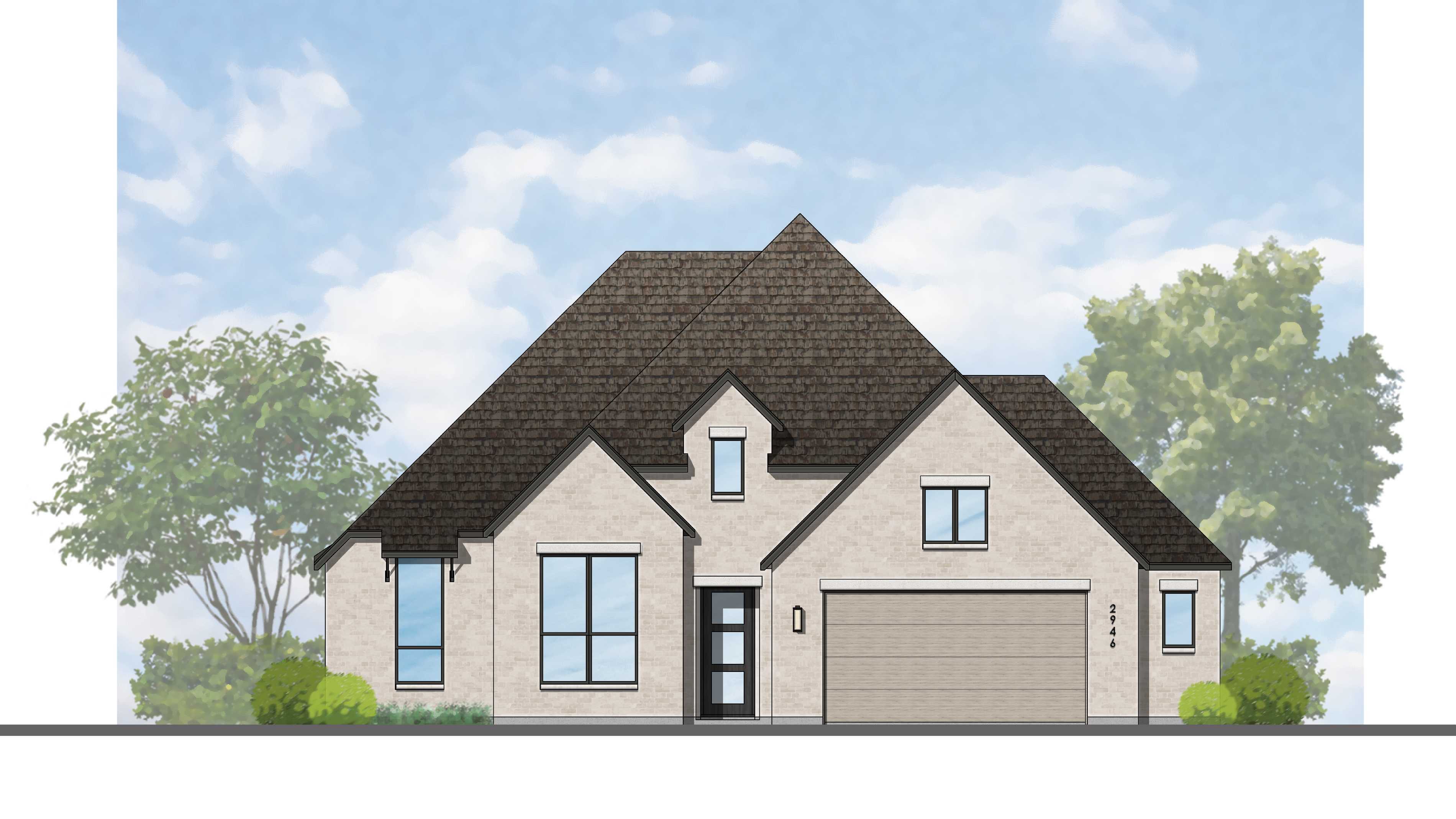 Plan Chesterfield - Riceland: 65ft. lots: Mont Belvieu, Texas - Highland Homes