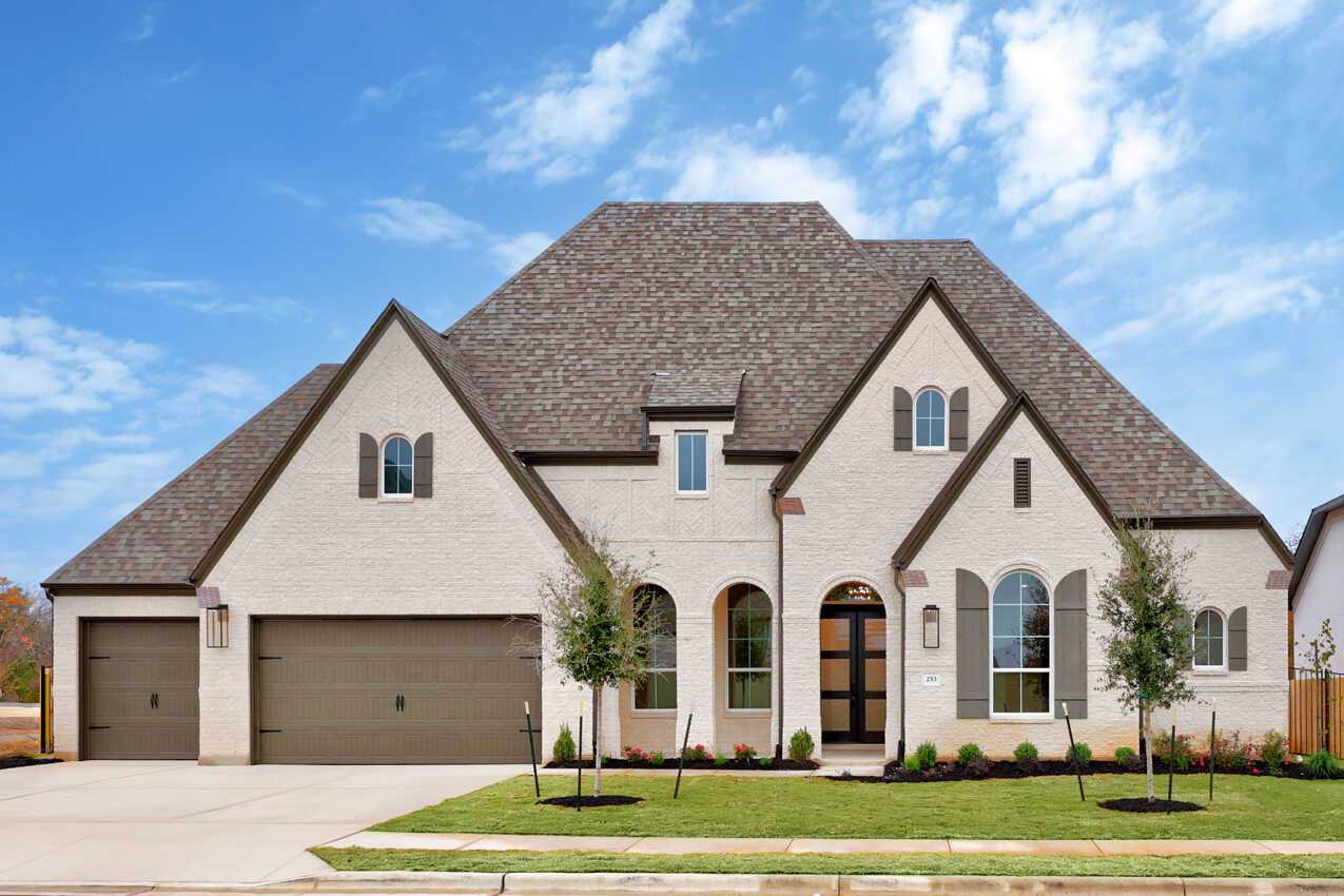 Plan Verona - Santa Rita Ranch: 90ft. lots: Liberty Hill, Texas - Highland Homes