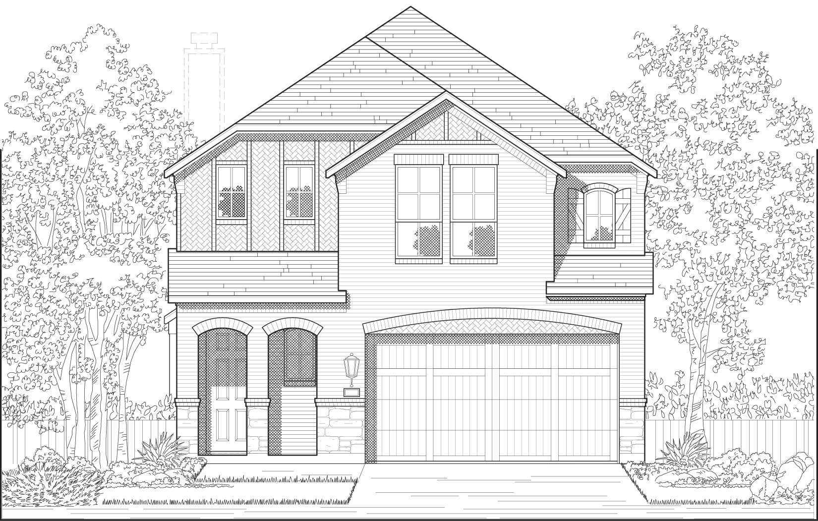 Plan Livingston - Bridgeland: 40ft. lots: Cypress, Texas - Highland Homes
