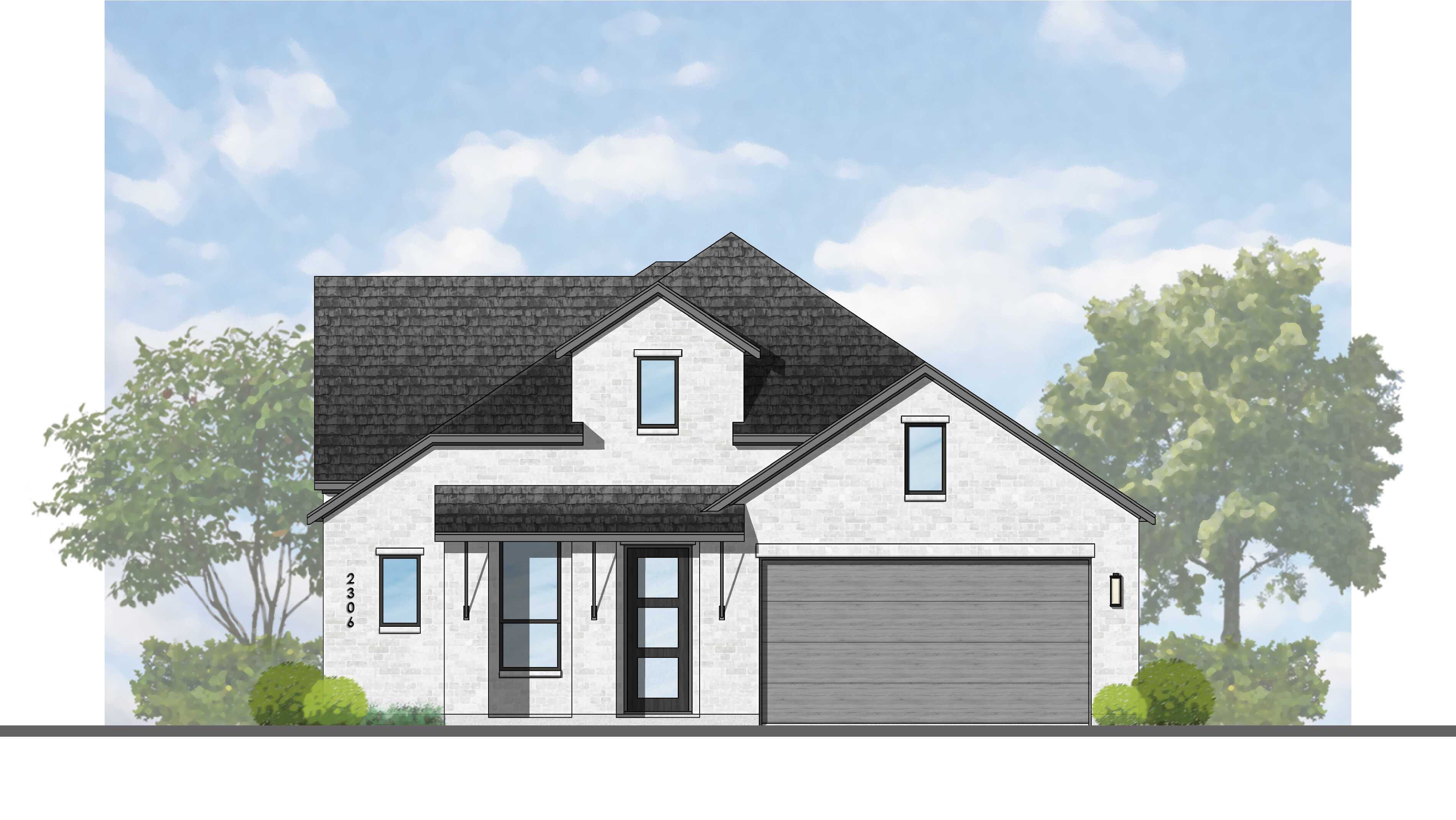 Plan Douglas - Mosaic: 50ft. lots: Prosper, Texas - Highland Homes