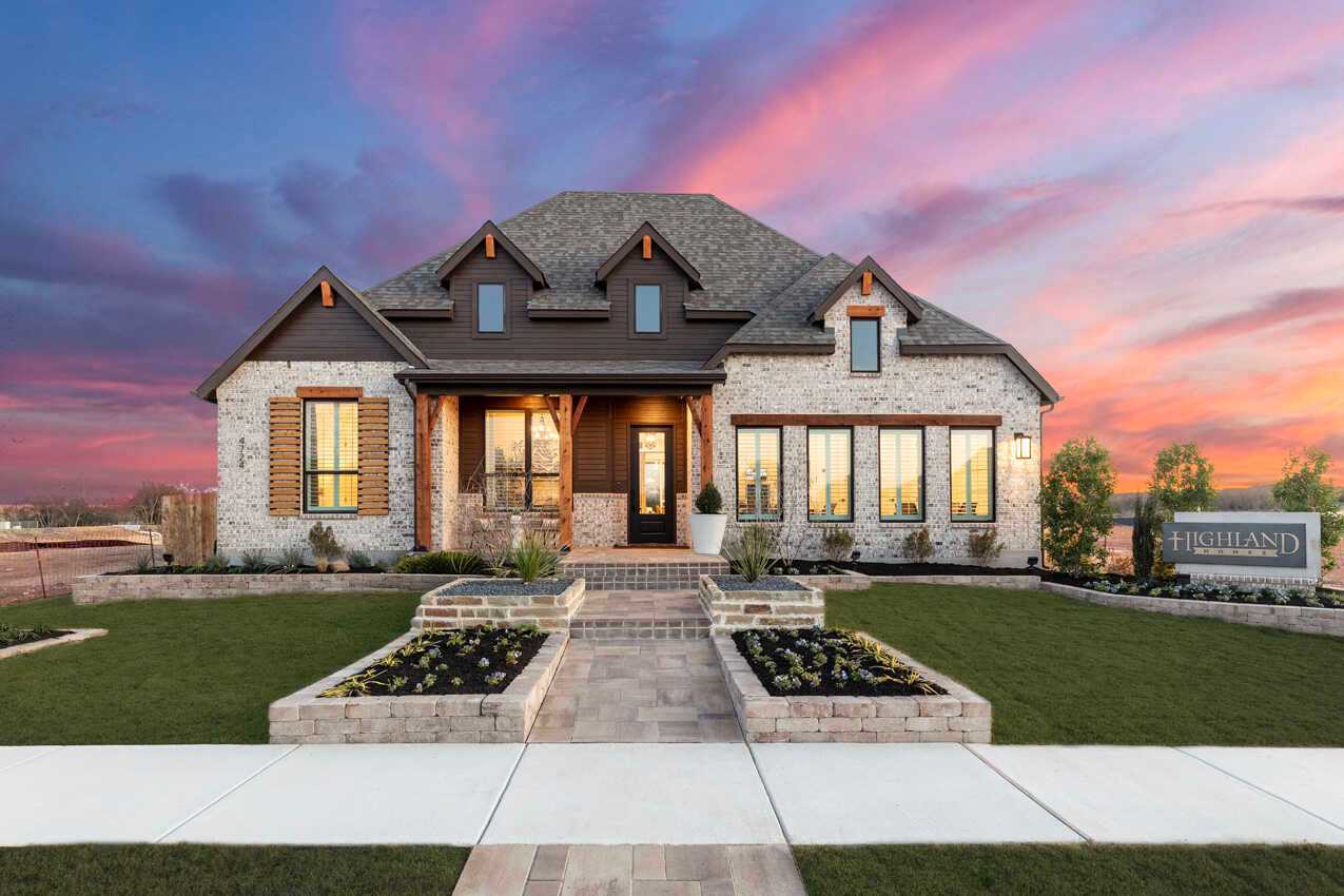 Mont Blanc por Highland Homes en San Antonio Texas