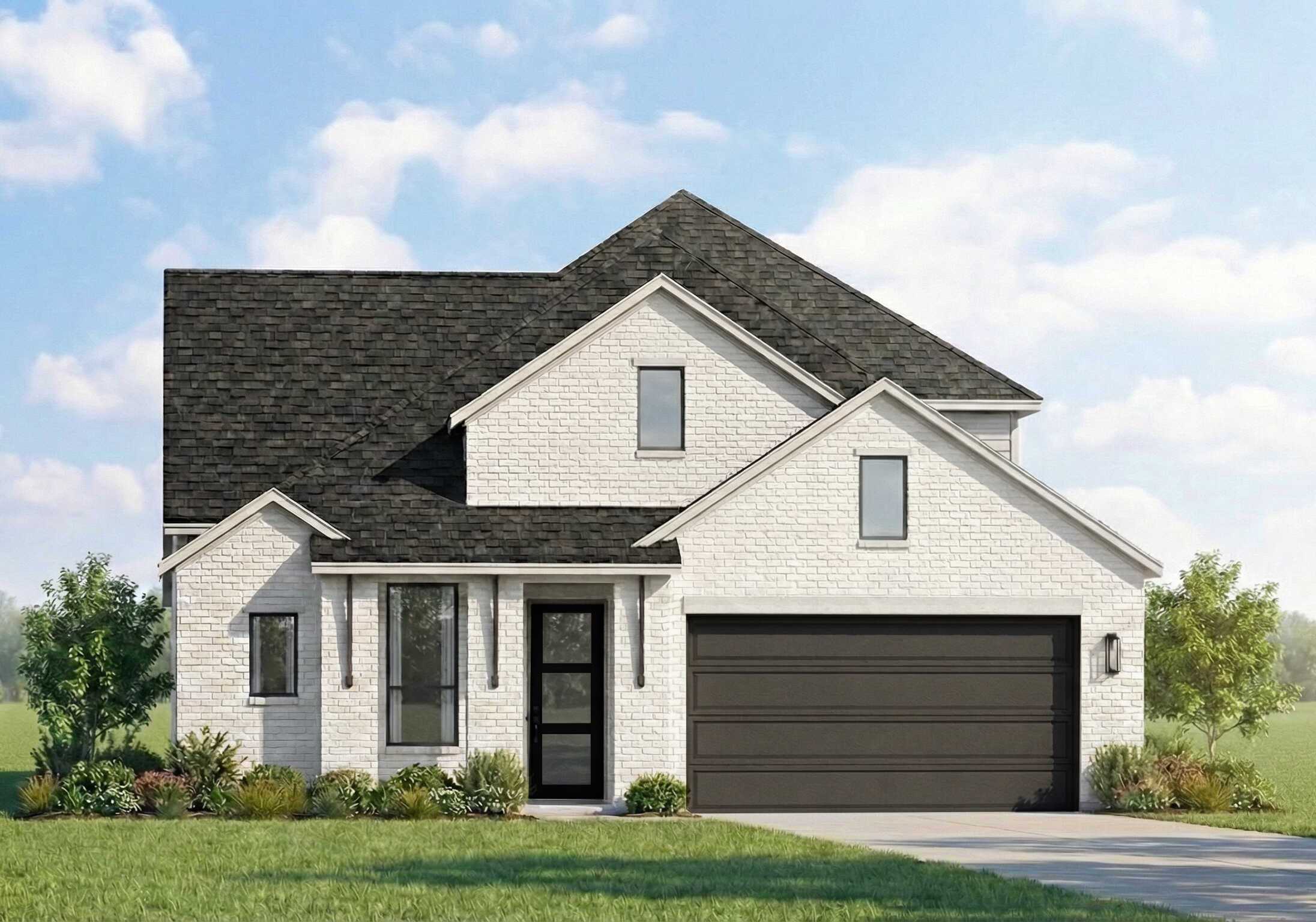 Plan Brent - 6 Creeks at Waterridge: 55ft. lots: Kyle, Texas - Highland Homes