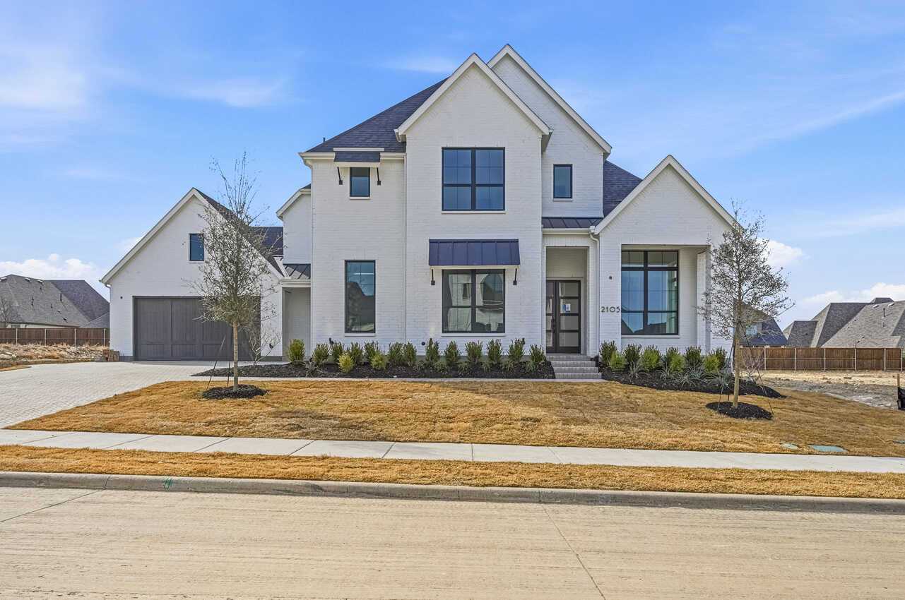 Plan Varese - Mustang Lakes: 86ft. lots: Celina, Texas - Highland Homes