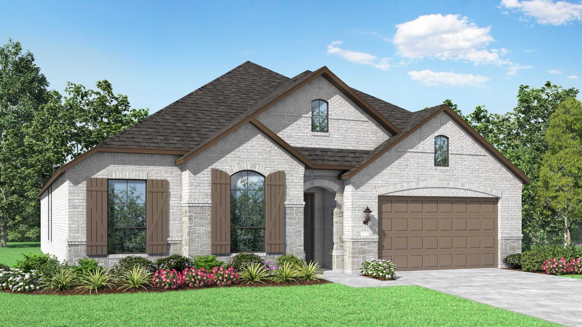 Plan Chesterfield - Wildflower Ranch: 60ft. lots: Fort Worth, Texas - Highland Homes