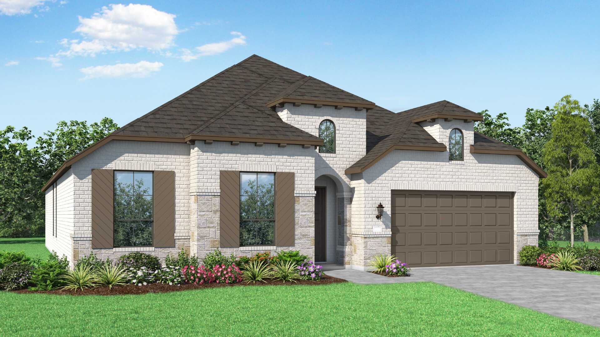 Plan Chesterfield - 6 Creeks at Waterridge: 60ft. lots: Kyle, Texas - Highland Homes