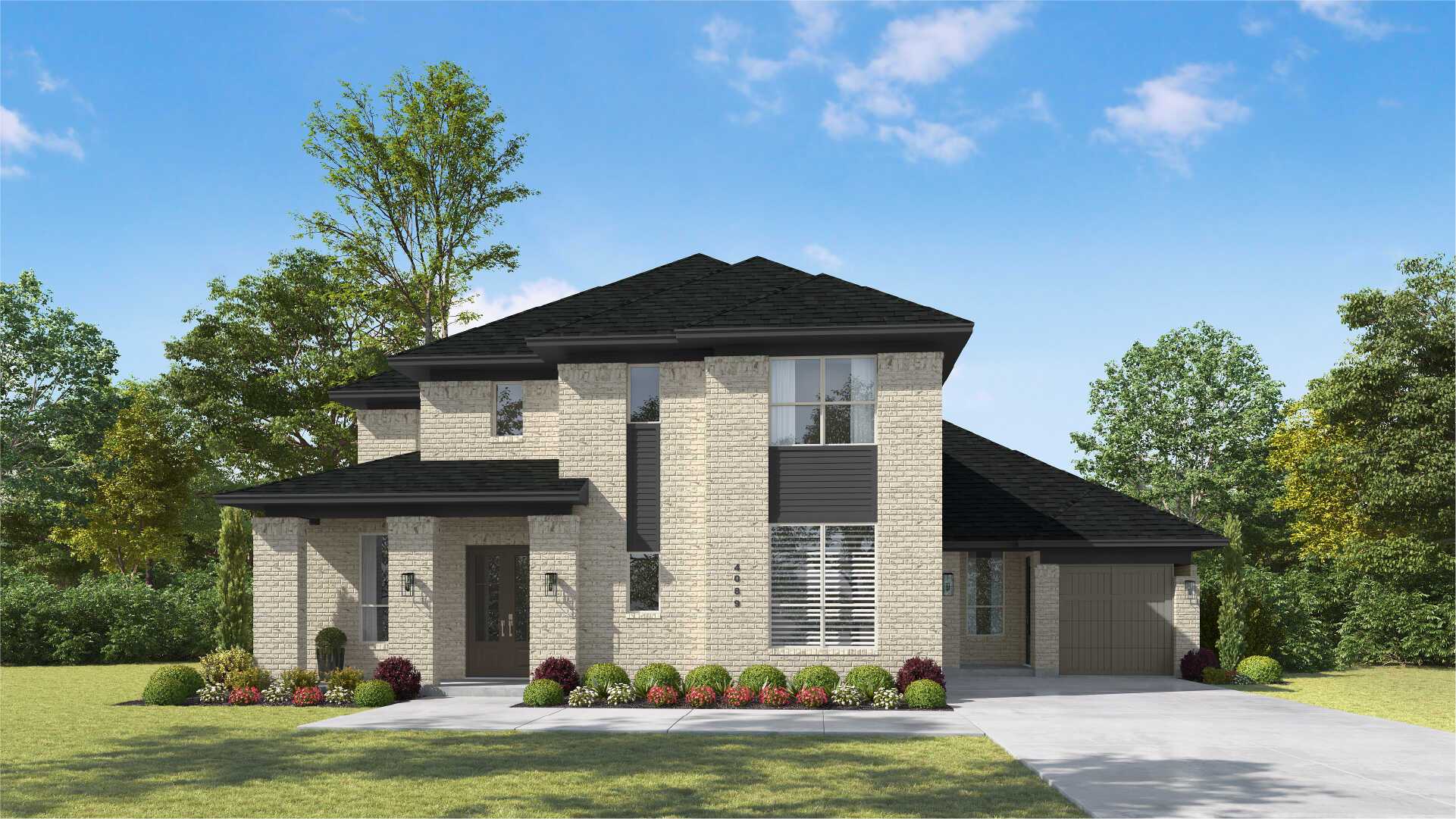 Plan Siena - Mustang Lakes: 74ft. lots: Celina, Texas - Highland Homes