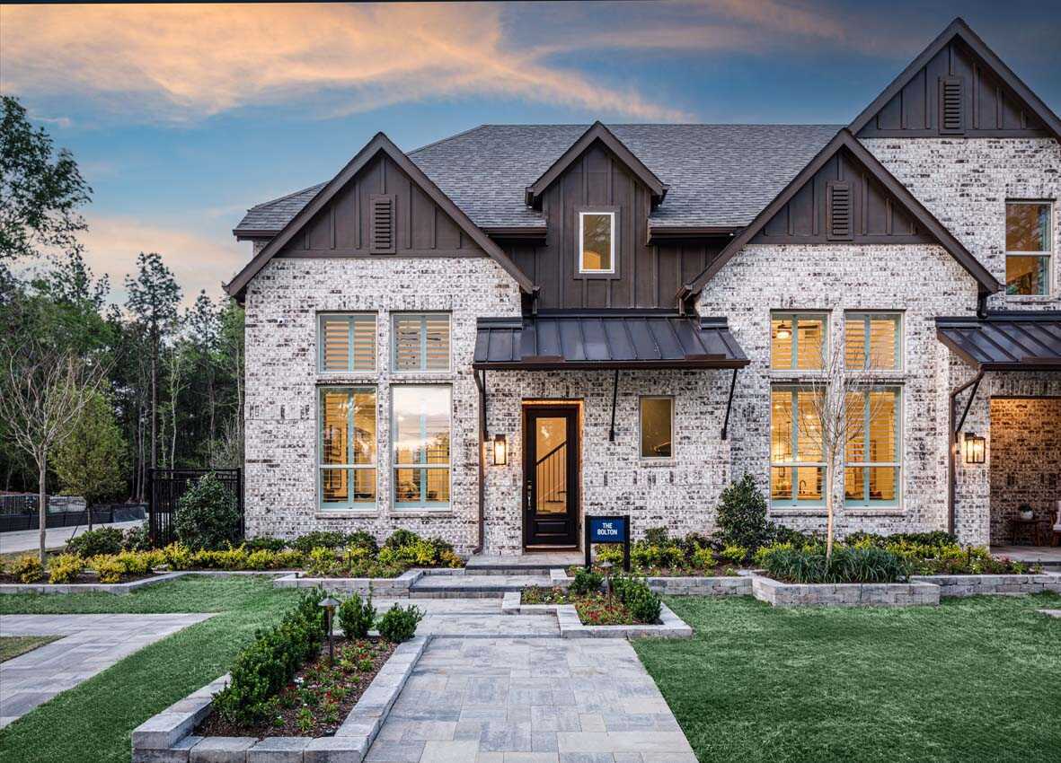 Plan Bolton - Woodforest Townhomes: Townhomes: The Villas: Montgomery, Texas - Highland Homes
