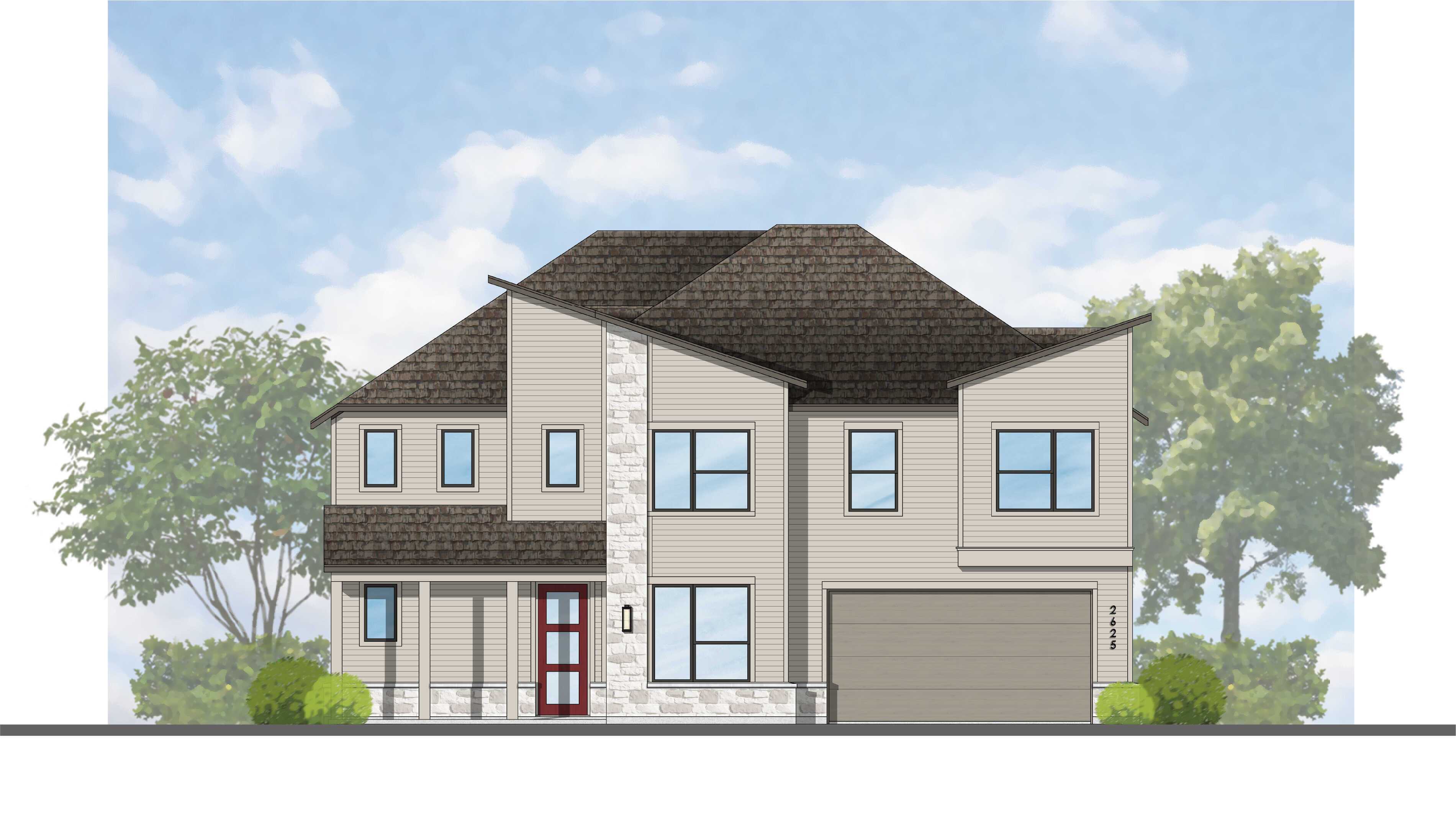 Plan Vaughan - Goodnight Ranch: Austin, Texas - Highland Homes