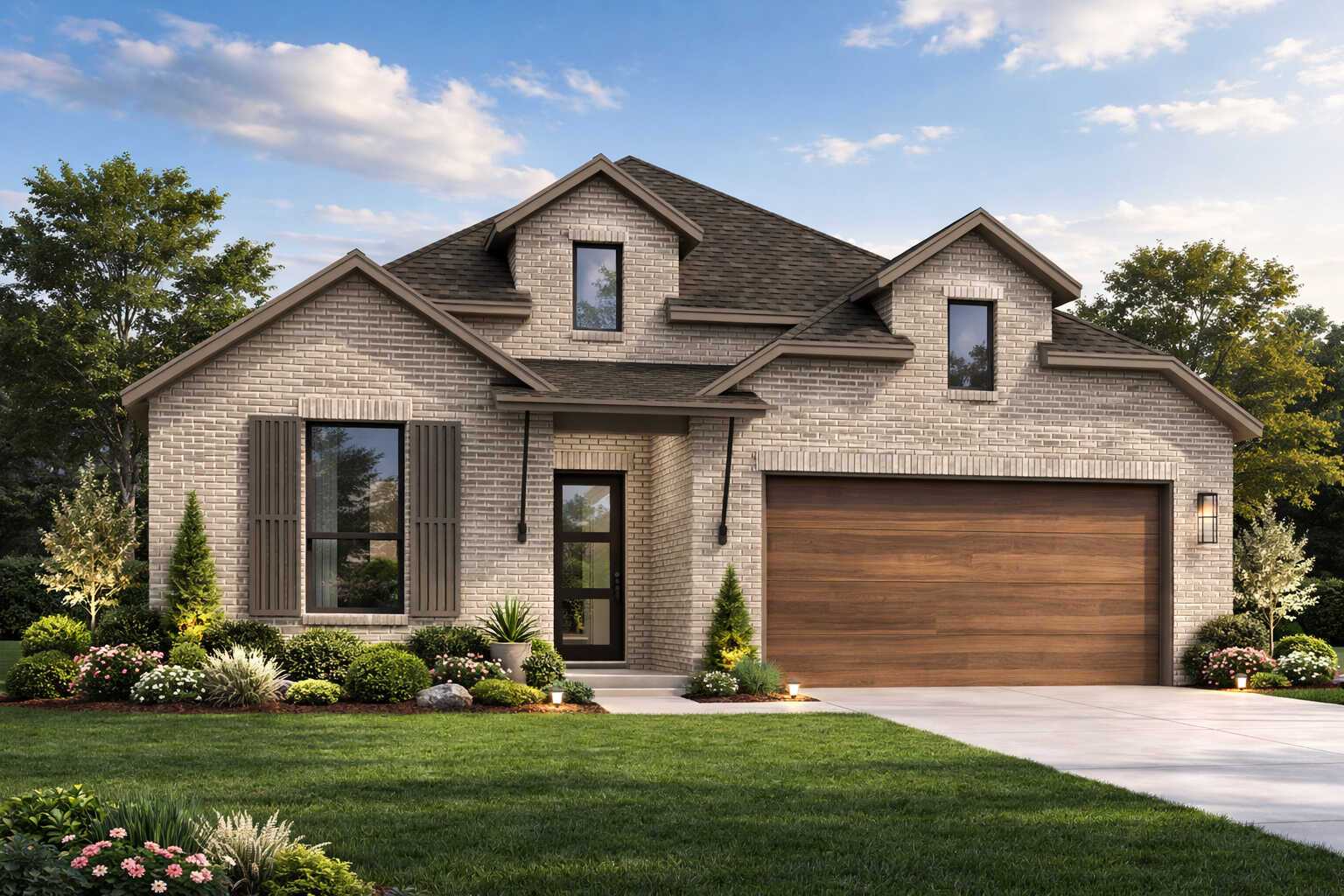 Plan Hampton - Mantua Point: 55ft. lots: Van Alstyne, Texas - Highland Homes