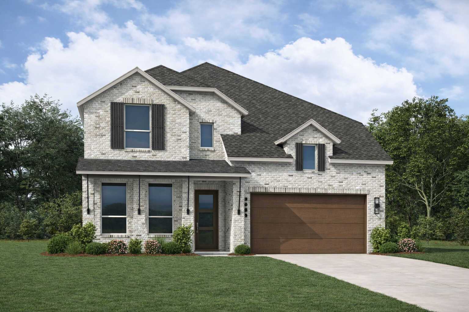 Plan Elmhurst - Mantua Point: 55ft. lots: Van Alstyne, Texas - Highland Homes