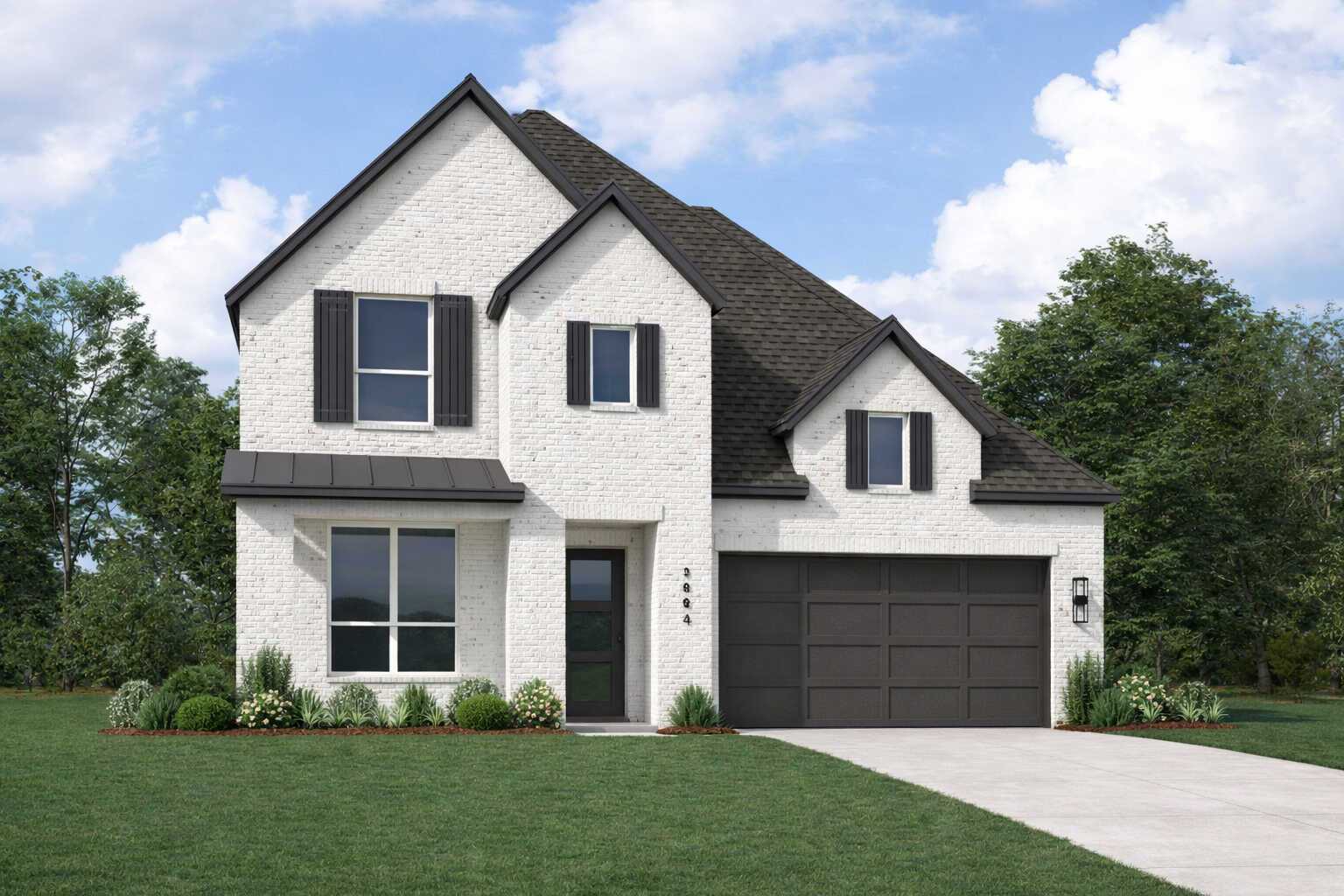 Plan Elmhurst - Riceland: 50ft. lots: Mont Belvieu, Texas - Highland Homes
