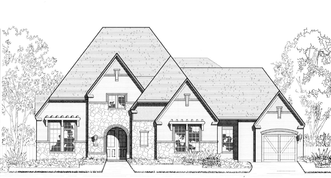Plan 673 - Star Trail: 86ft. lots: Prosper, Texas - Highland Homes
