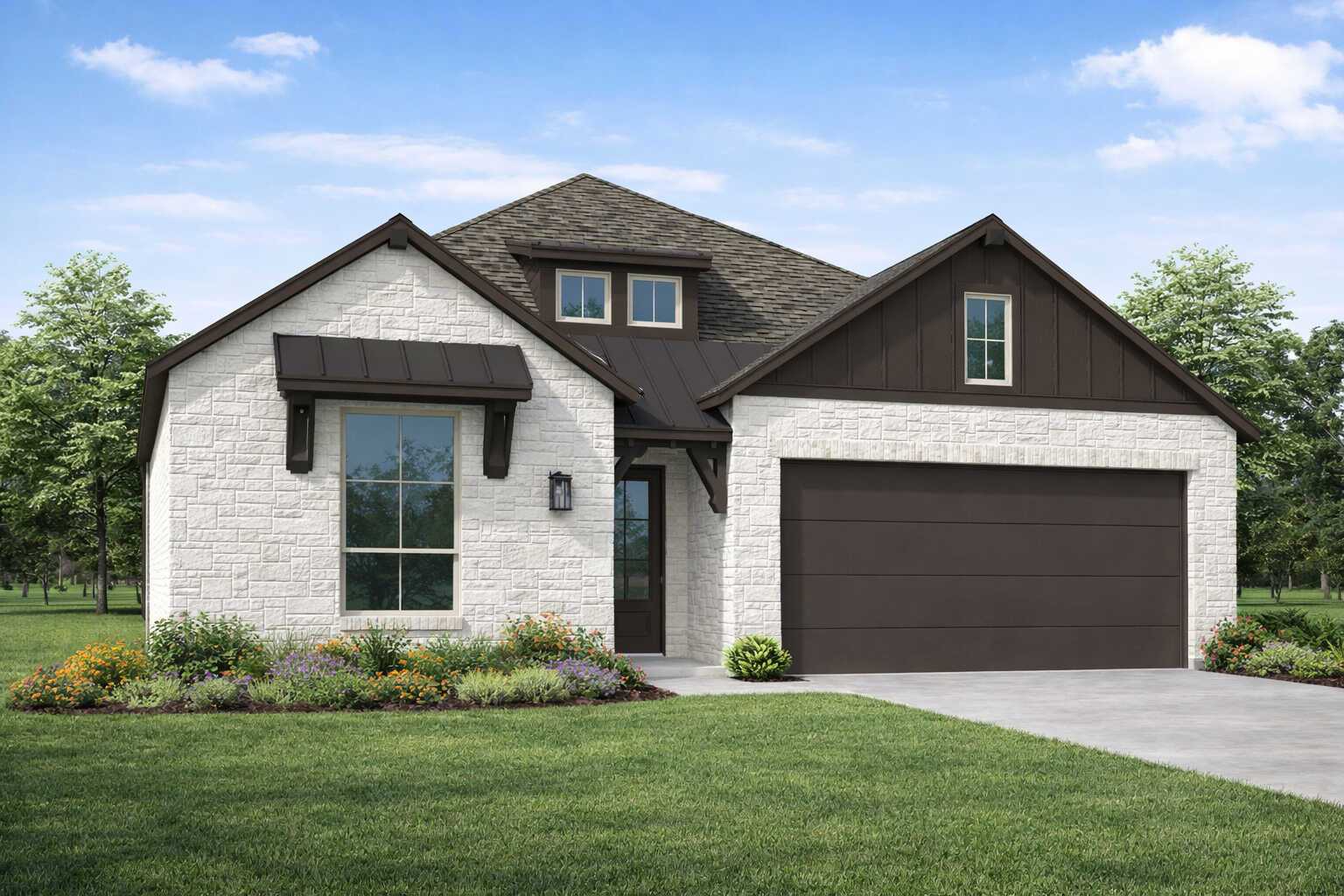 Plan Davenport - Lariat: 50ft. lots: Liberty Hill, Texas - Highland Homes