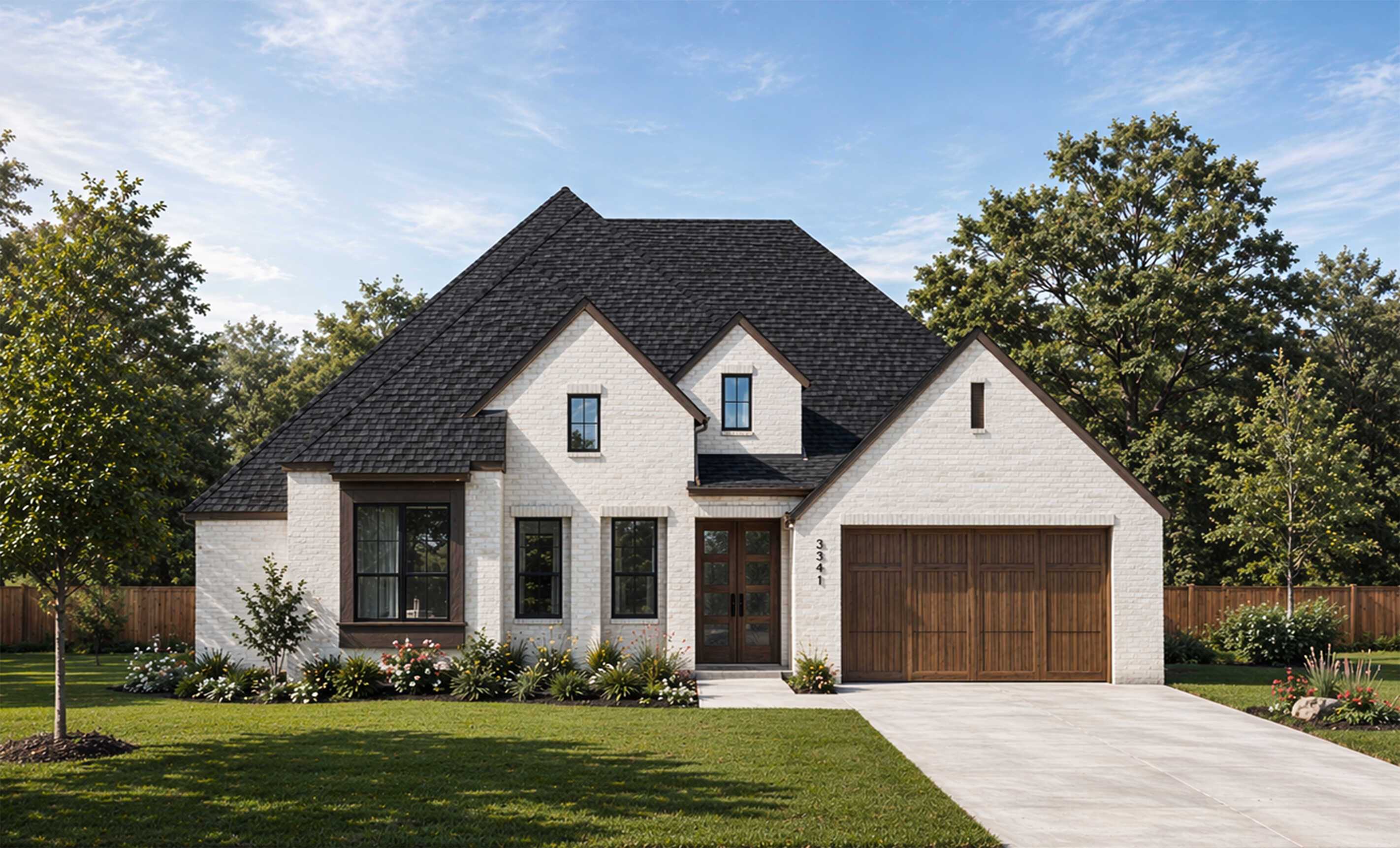 Plan Carroll - Mantua Point: 75ft. lots: Van Alstyne, Texas - Highland Homes