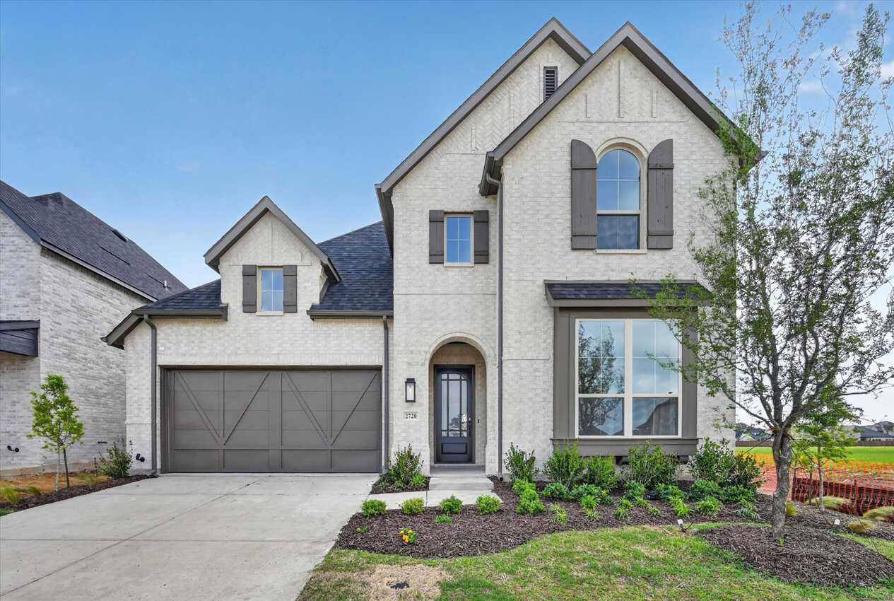 Plan Cambridge - Cambridge Crossing: 50ft. lots: Celina, Texas - Highland Homes