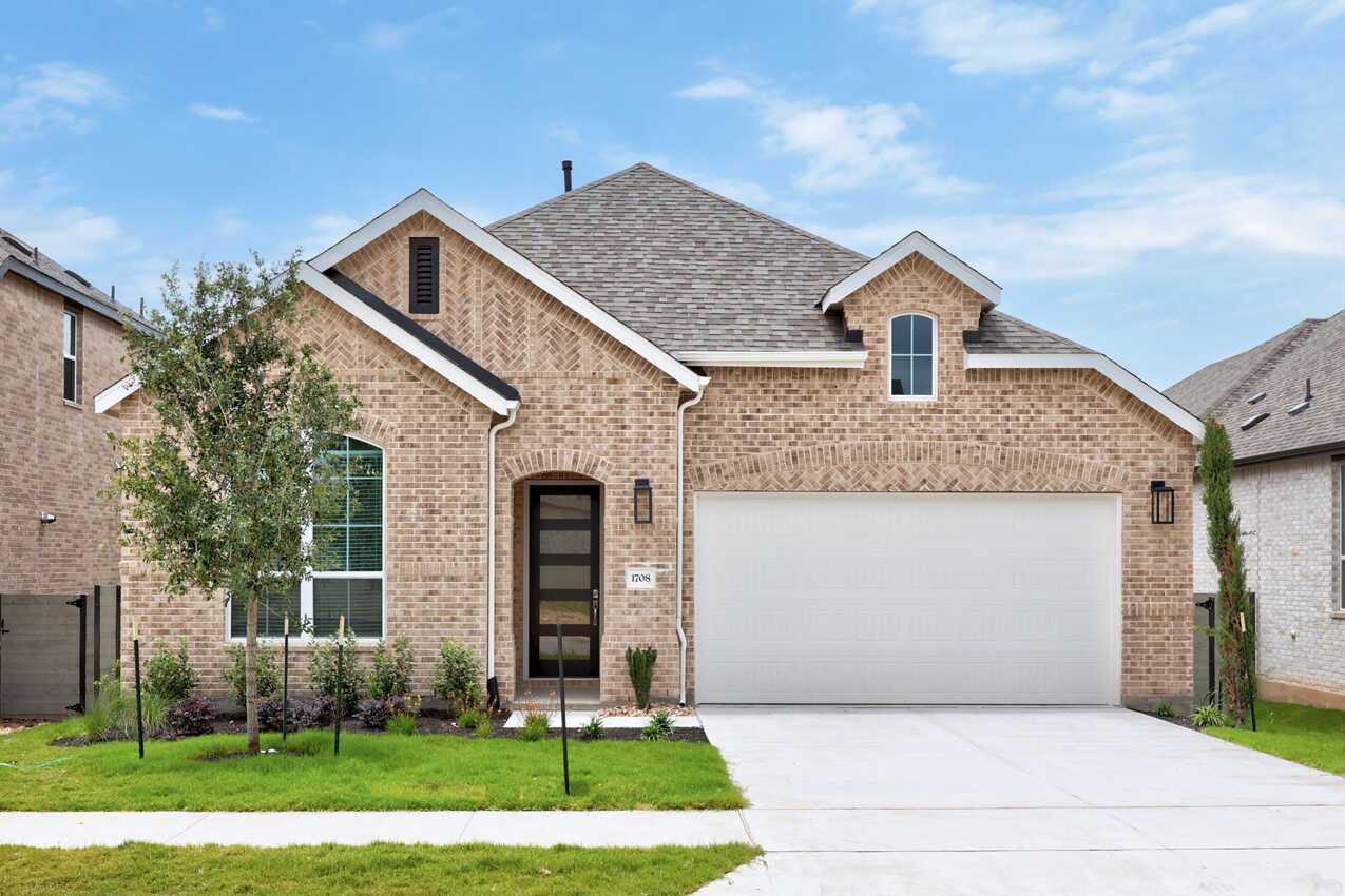 Plan Kingston - Wolf Ranch: 51ft. lots: Georgetown, Texas - Highland Homes