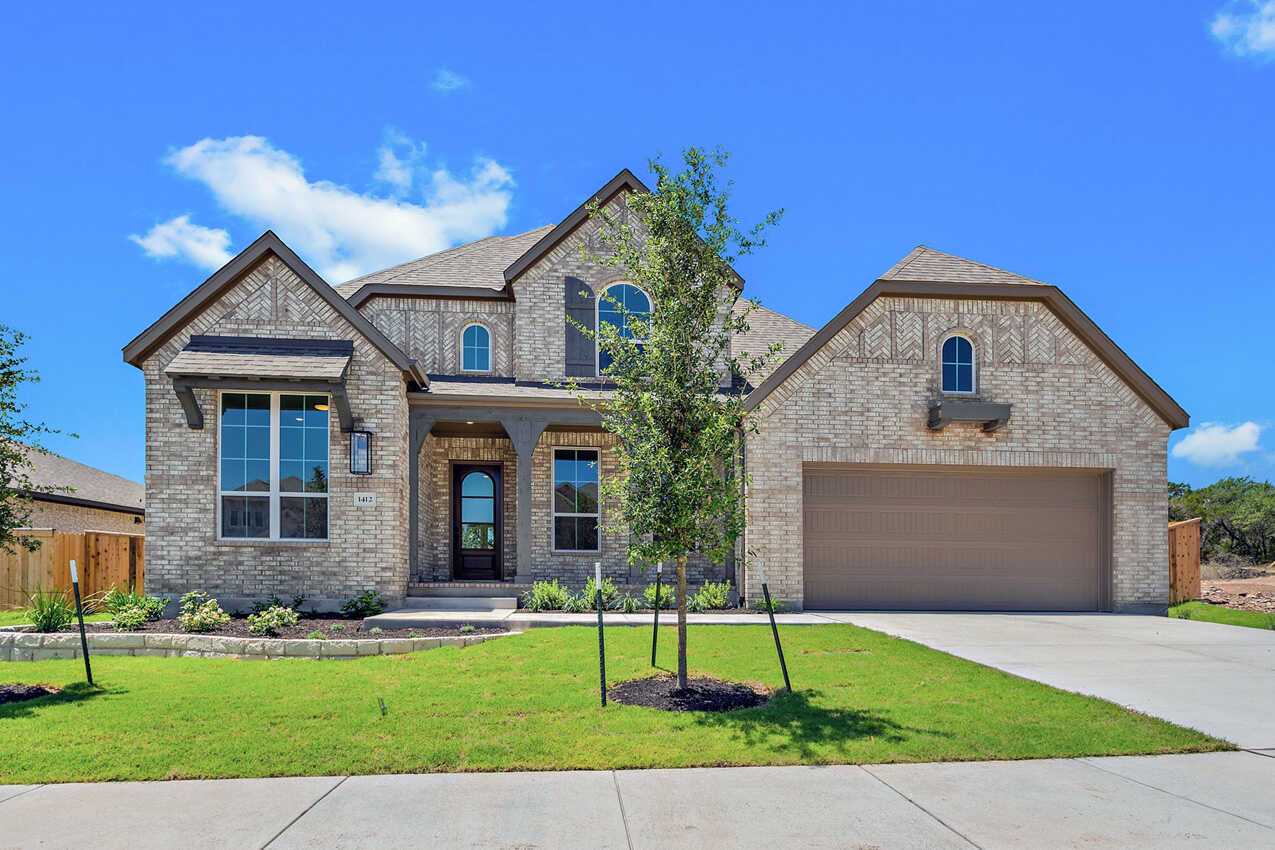 Plan Regis - Parkside On The River: 60ft. lots: Georgetown, Texas - Highland Homes