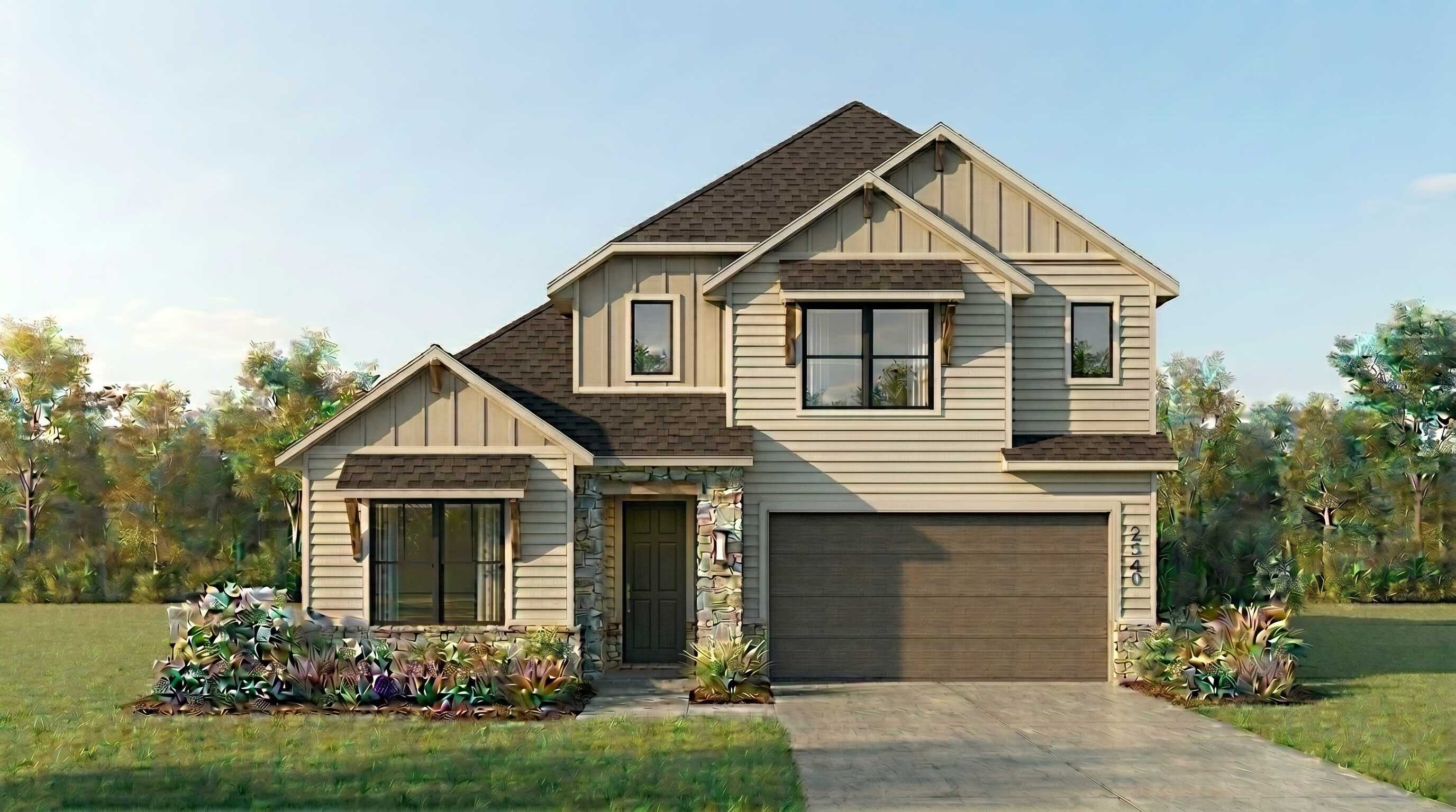 Plan Torres - Lariat: 50ft. lots: Liberty Hill, Texas - Highland Homes