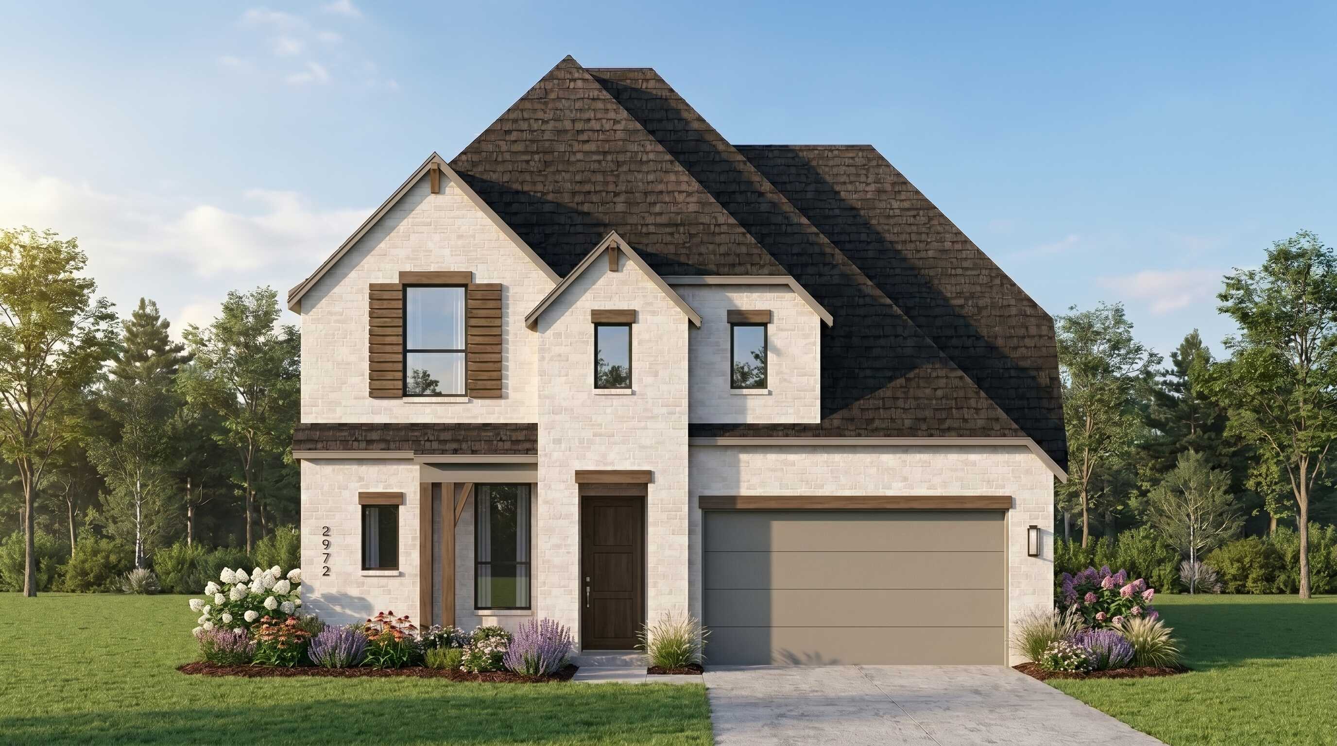 Plan Yorktown - Mosaic: 50ft. lots: Prosper, Texas - Highland Homes