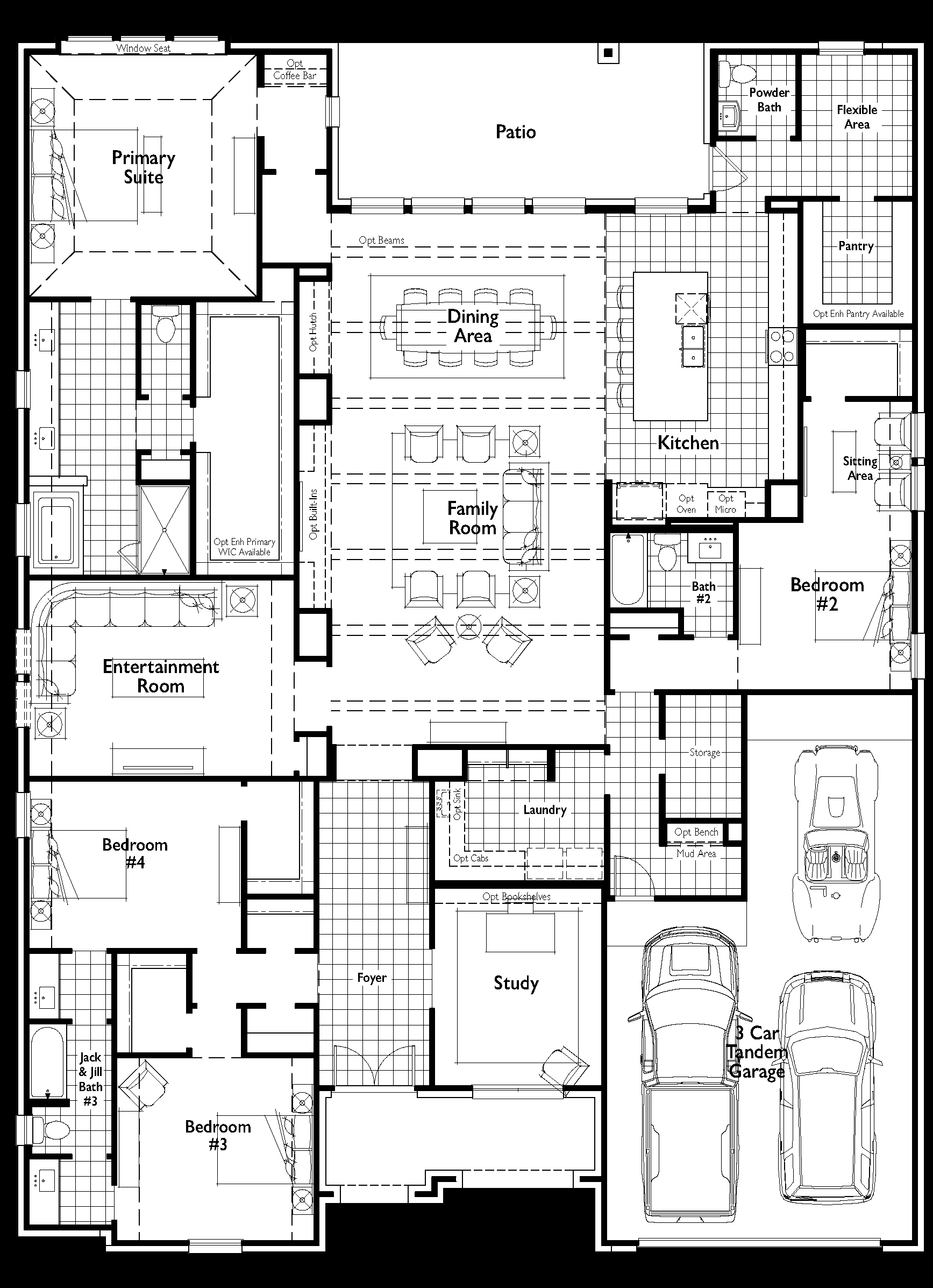 Plan Keats - The Woodlands Hills: Willis, Texas - Highland Homes