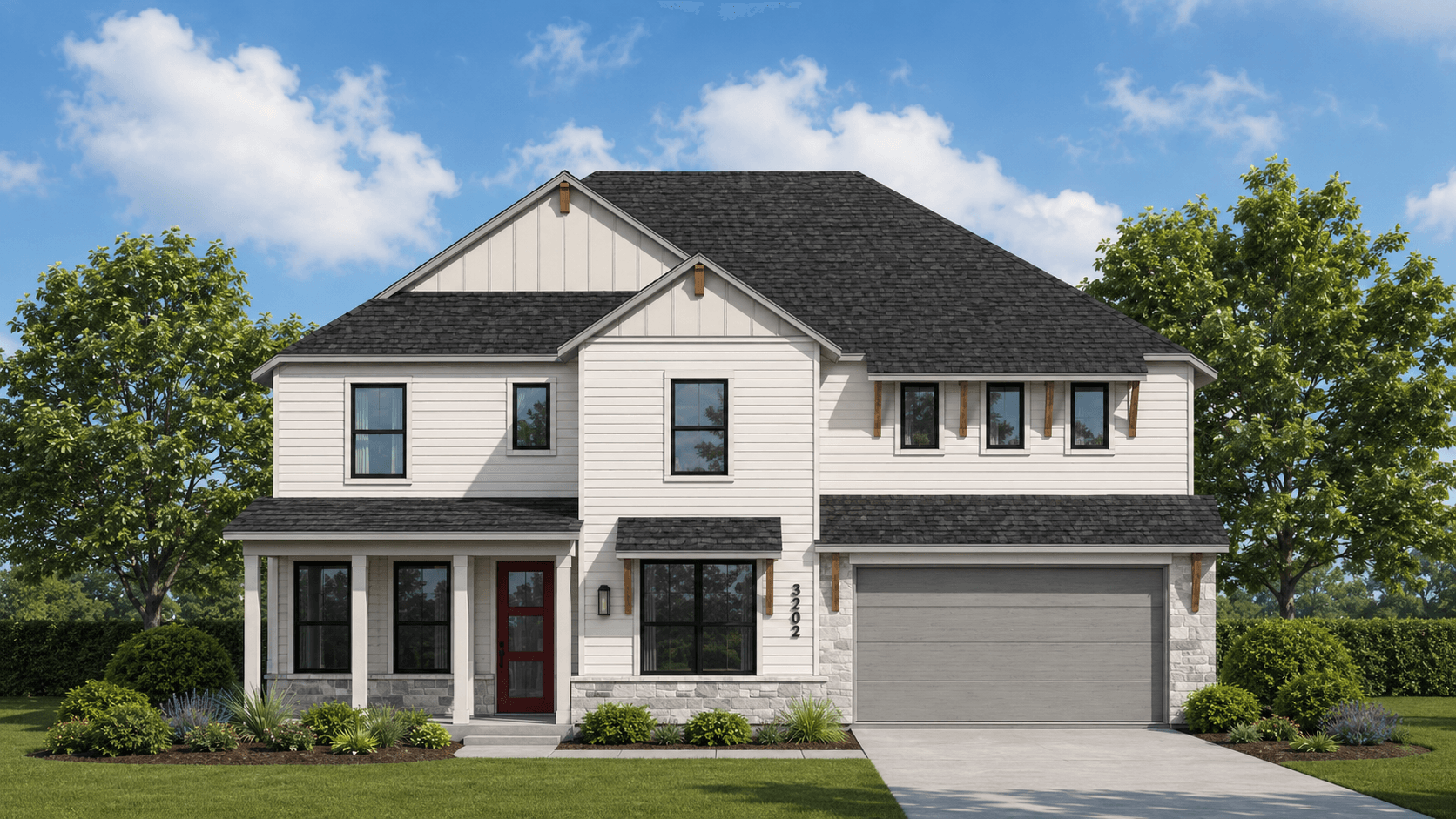 Plan Strait - Lariat: 70ft. lots: Liberty Hill, Texas - Highland Homes