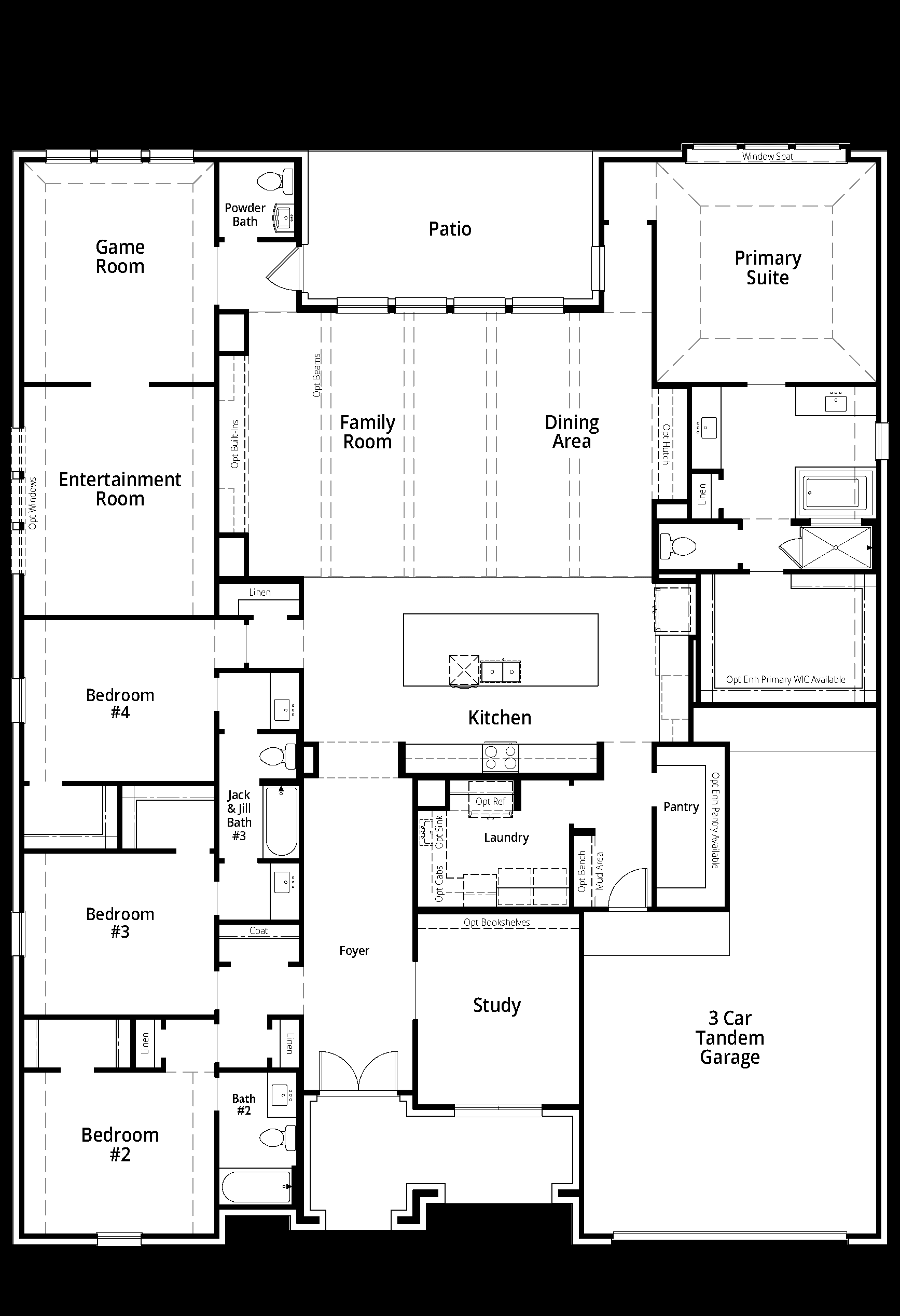 Plan Eliot - The Woodlands Hills: Willis, Texas - Highland Homes