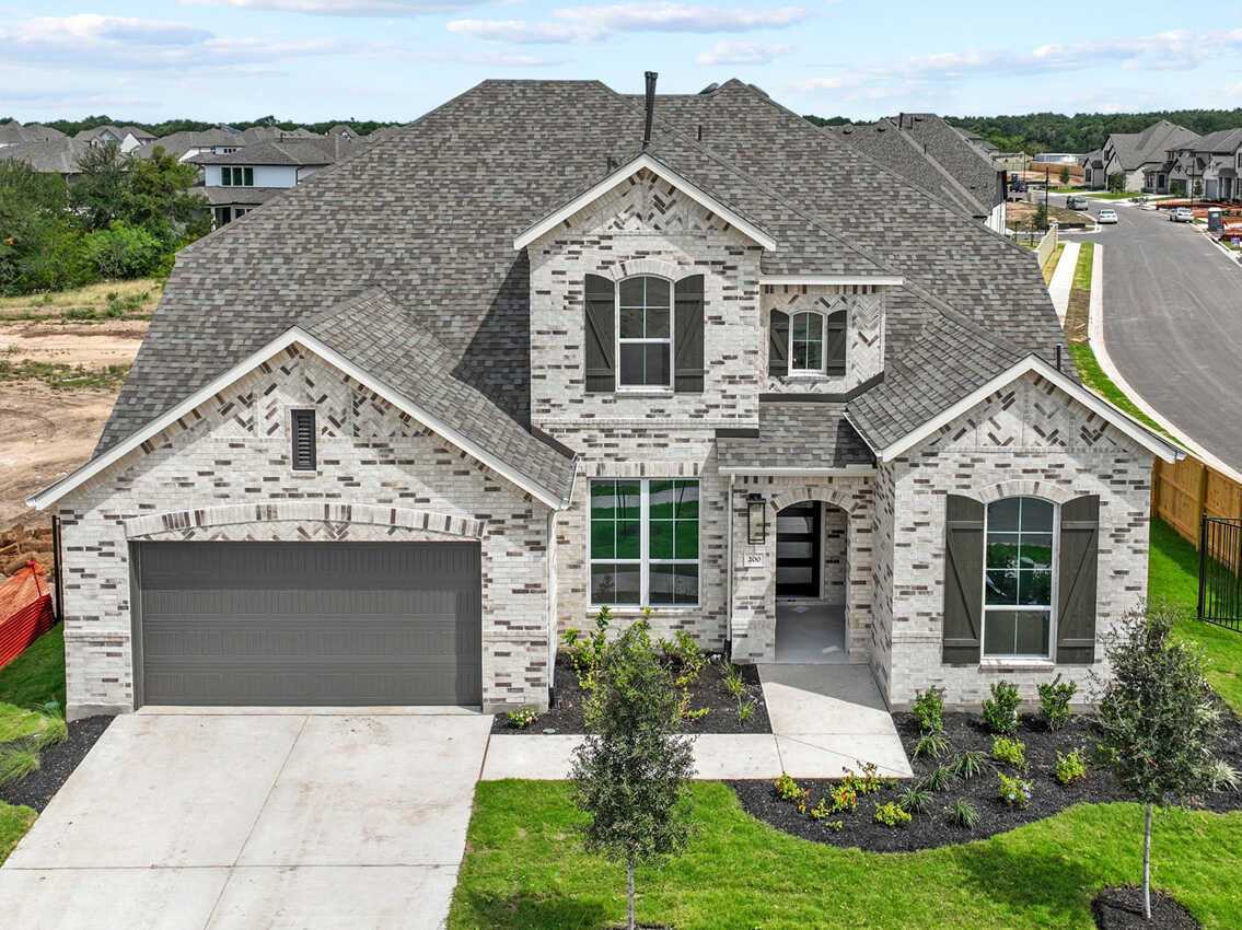 Plan Leyland - Santa Rita Ranch: 60ft. lots: Liberty Hill, Texas - Highland Homes