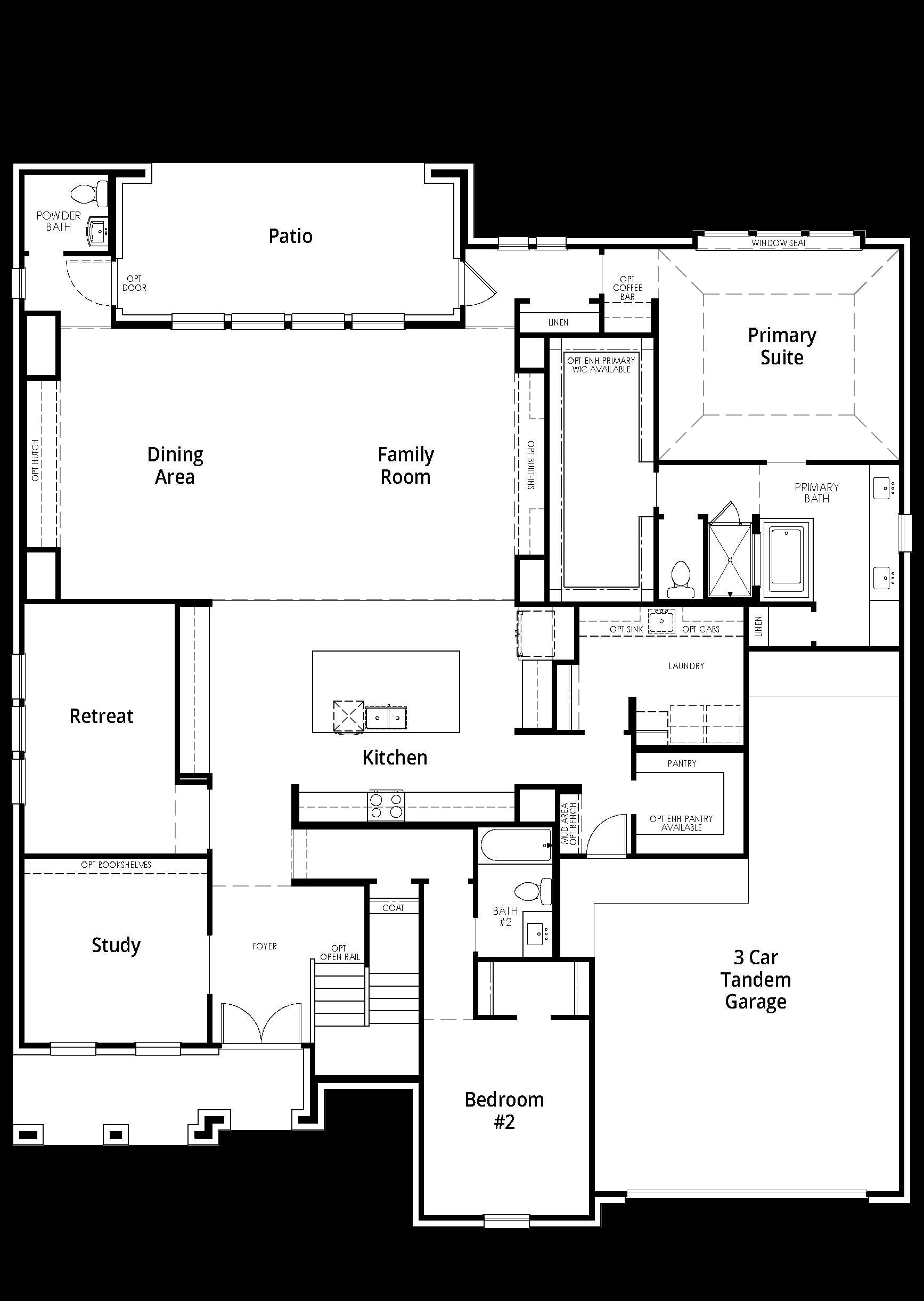 Plan Thomas - The Woodlands Hills: Willis, Texas - Highland Homes