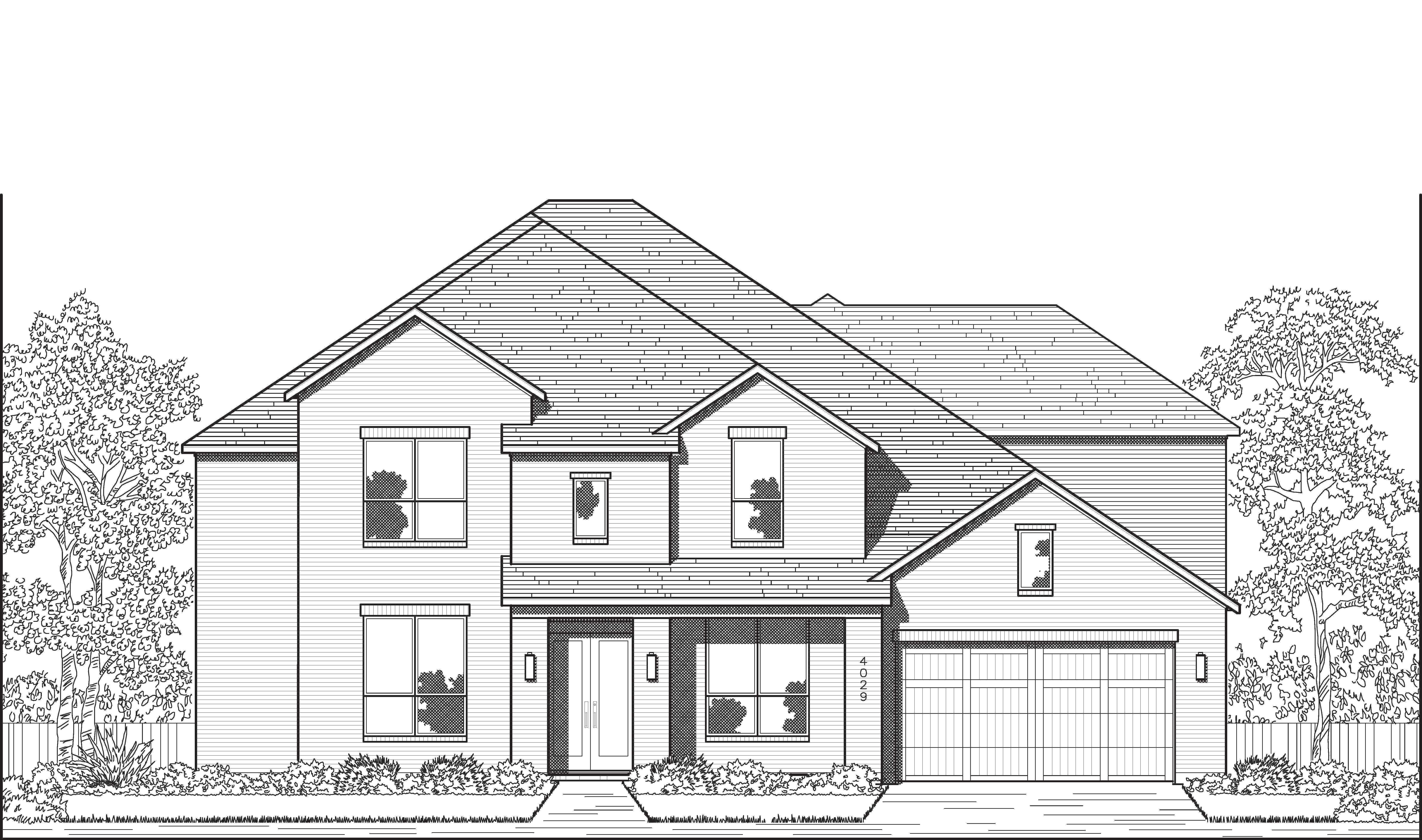Plan Shelley - Mantua Point: 75ft. lots: Van Alstyne, Texas - Highland Homes