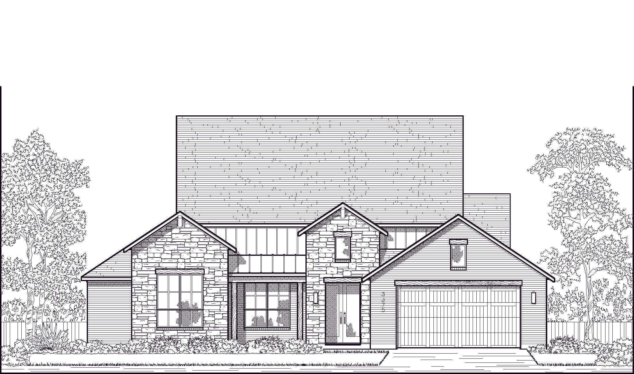 Plan Byron - Mantua Point: 75ft. lots: Van Alstyne, Texas - Highland Homes