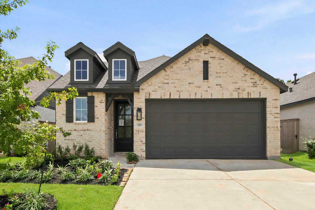Plan Preston - Grand Central Park: 40ft. lots: Conroe, Texas - Highland Homes