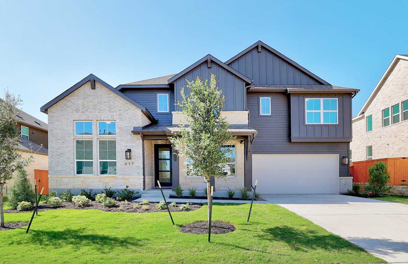 Plan Nelson - Lariat: 70ft. lots: Liberty Hill, Texas - Highland Homes