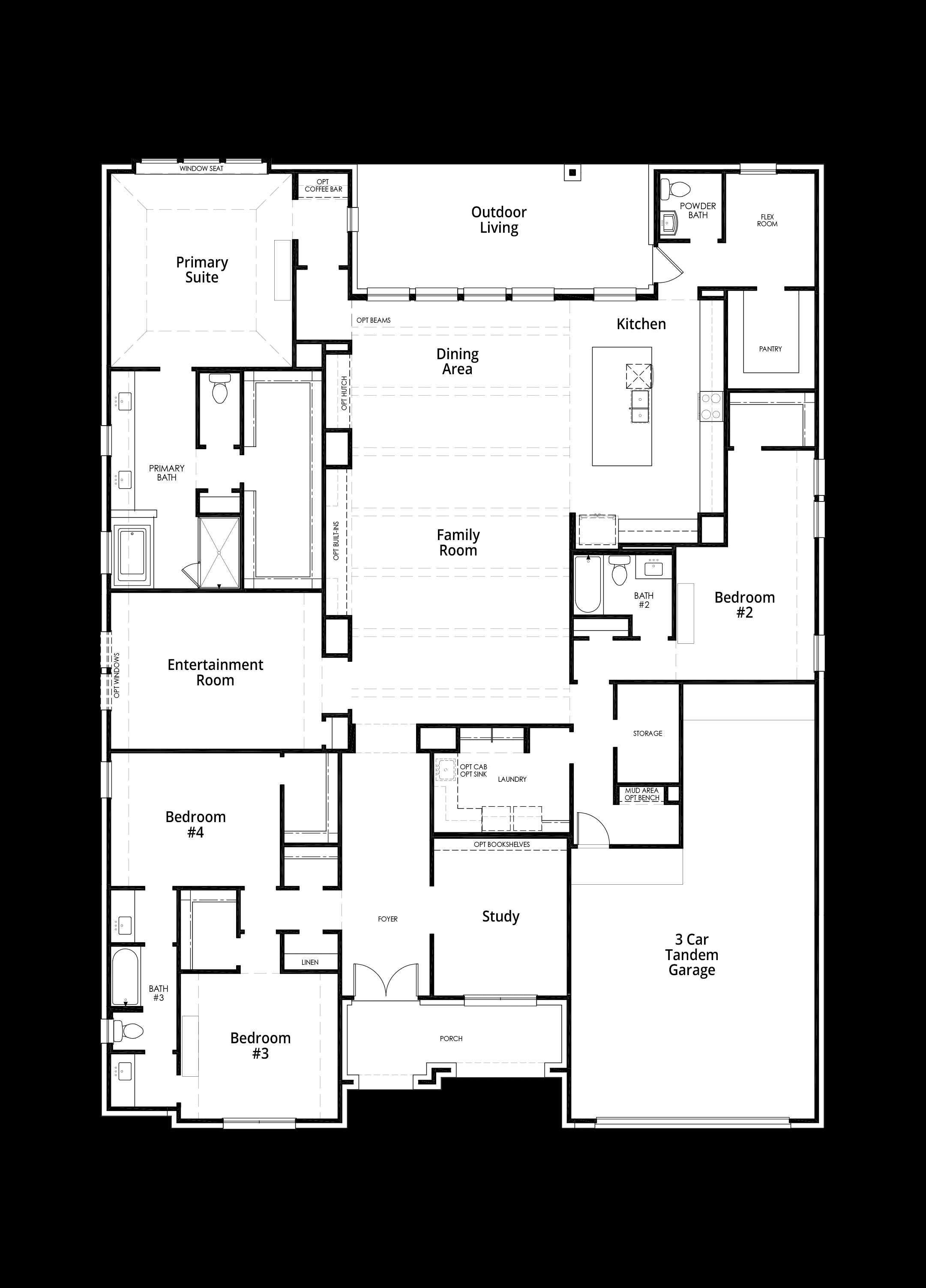 Plan Keats - The Woodlands Hills: Willis, Texas - Highland Homes