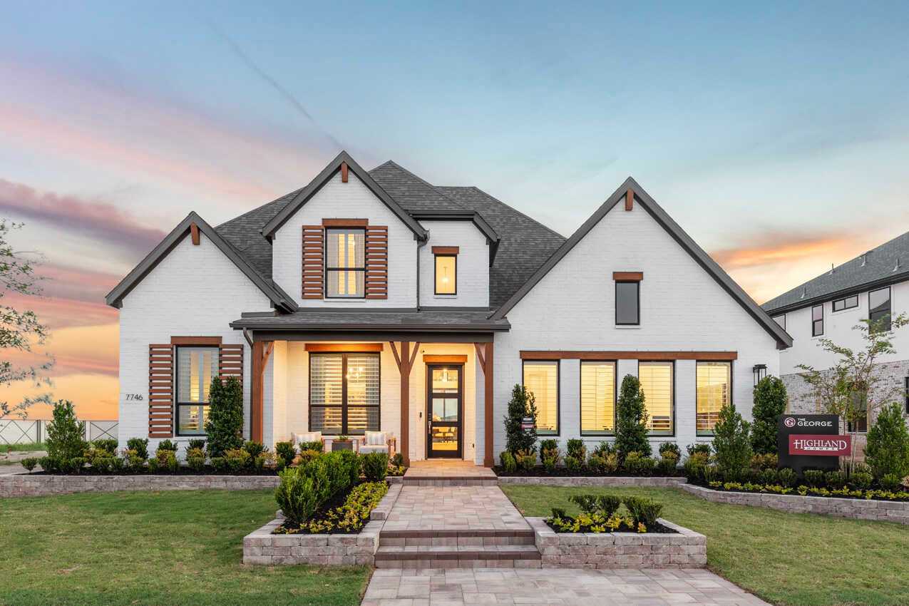 The George por Highland Homes en Houston Texas