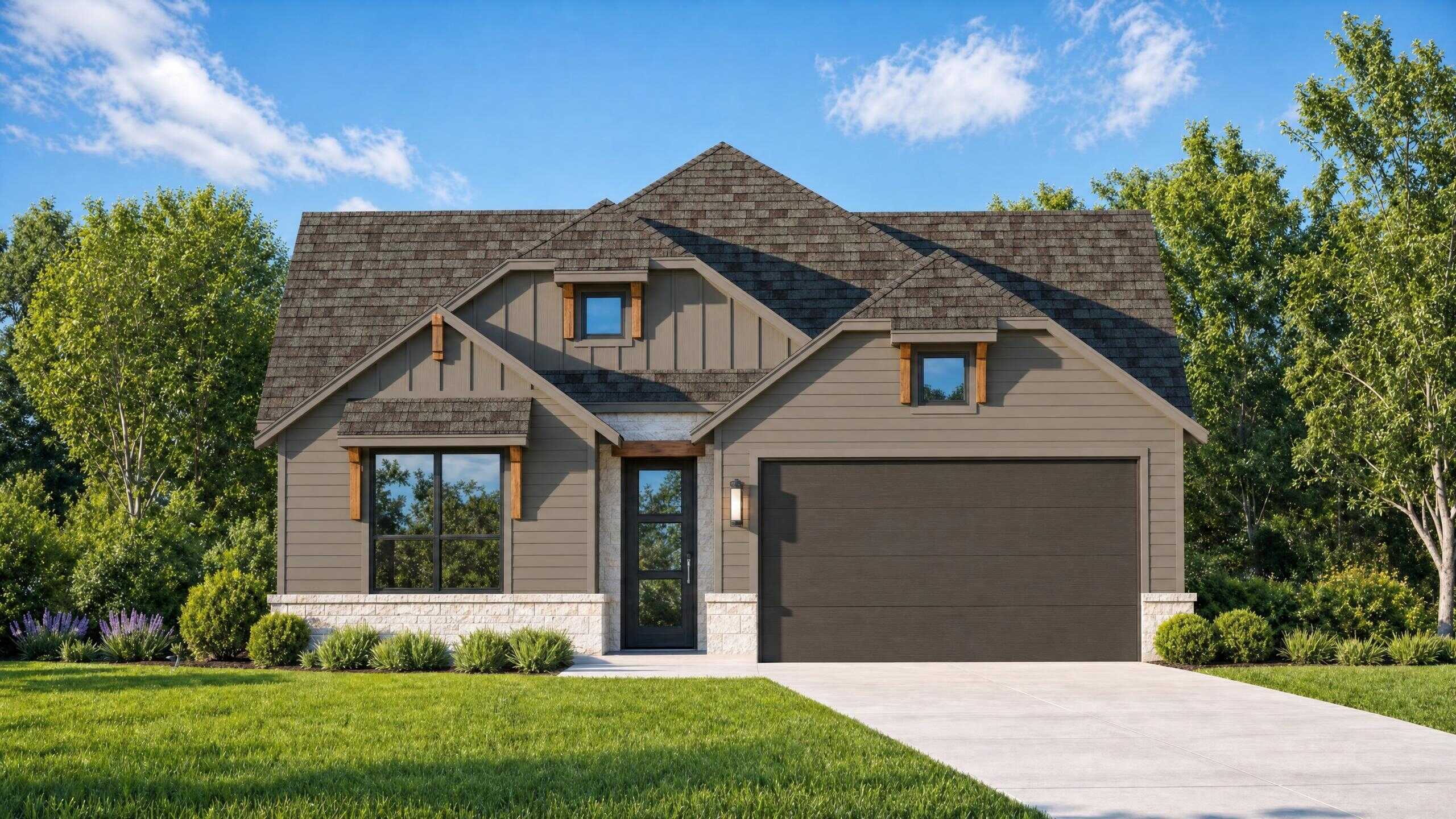 Plan Monet-SS - Lariat: 50ft. lots: Liberty Hill, Texas - Highland Homes