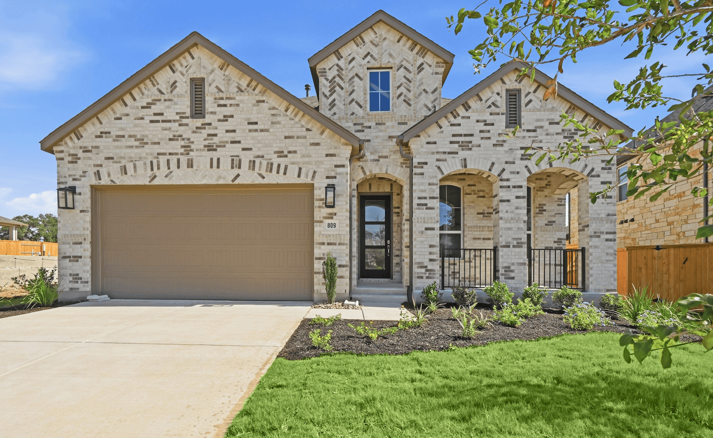 Plan Amberley - 6 Creeks at Waterridge: 55ft. lots: Kyle, Texas - Highland Homes