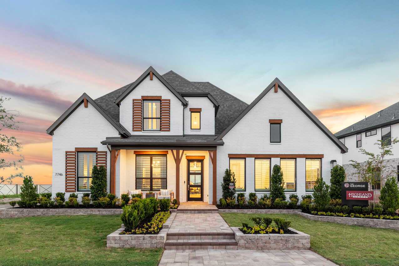 The George por Highland Homes en Houston Texas