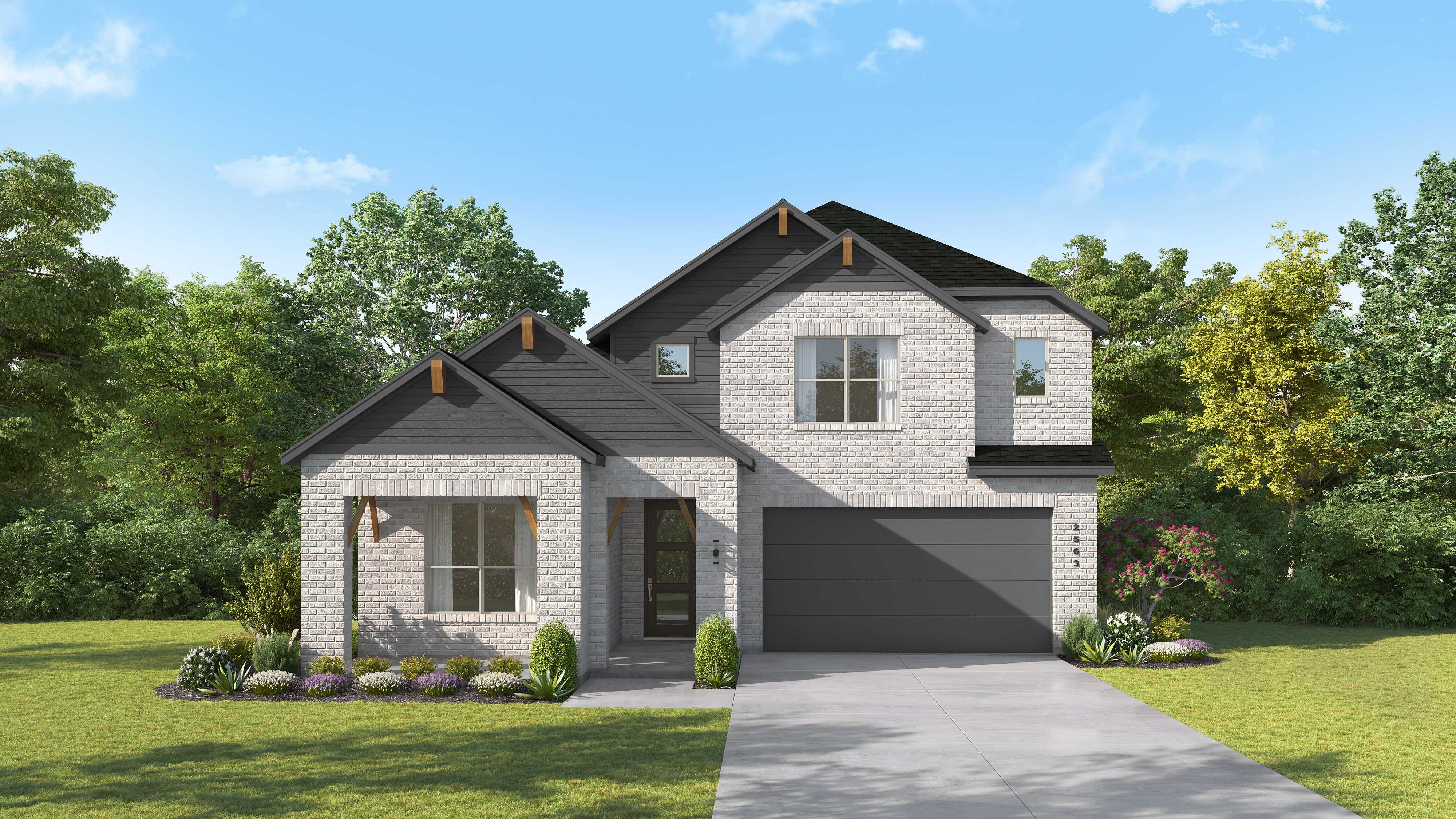 Plan Torres - Riceland: 50ft. lots: Mont Belvieu, Texas - Highland Homes