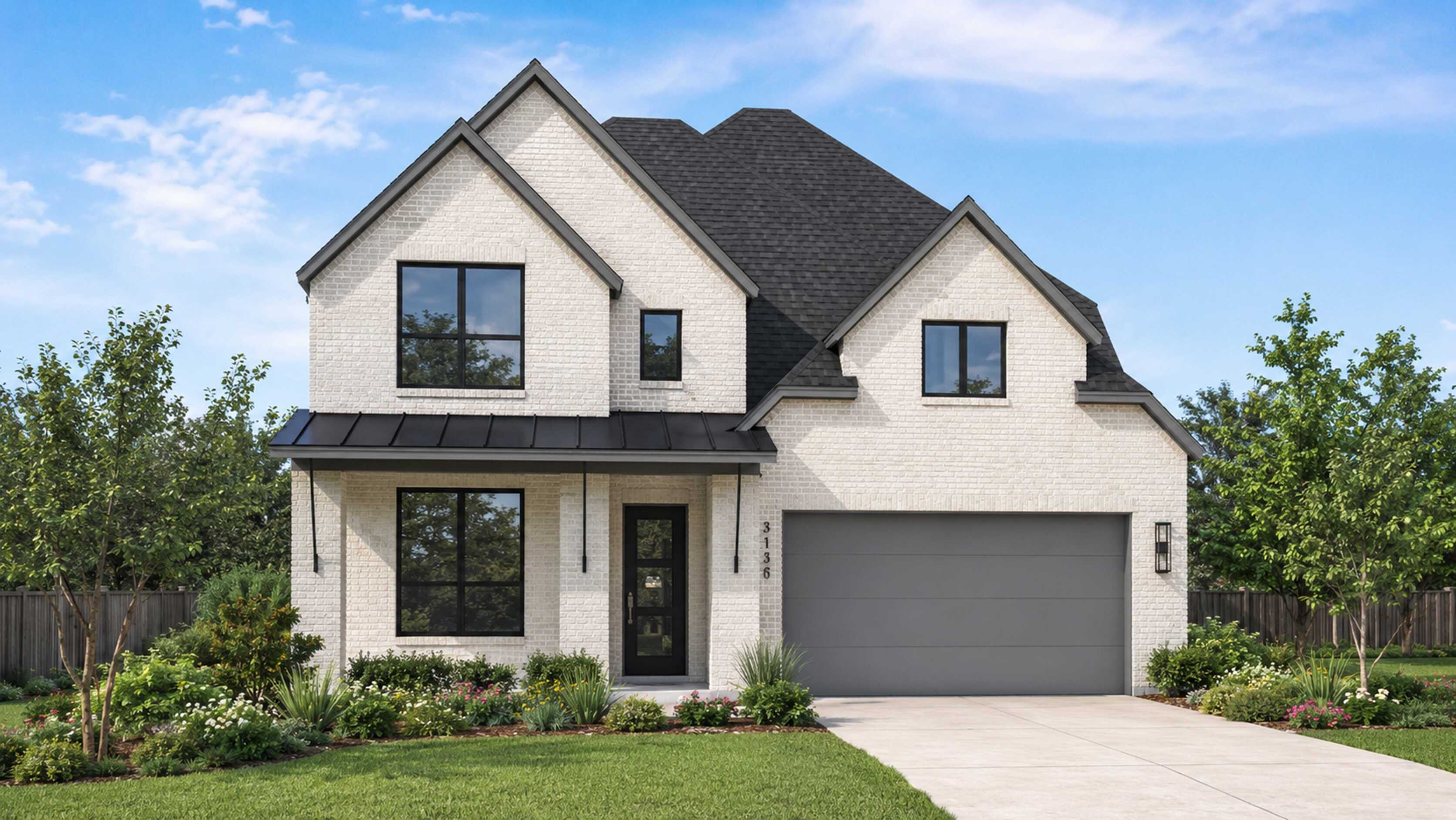 Plan Hanford - 6 Creeks at Waterridge: 55ft. lots: Kyle, Texas - Highland Homes