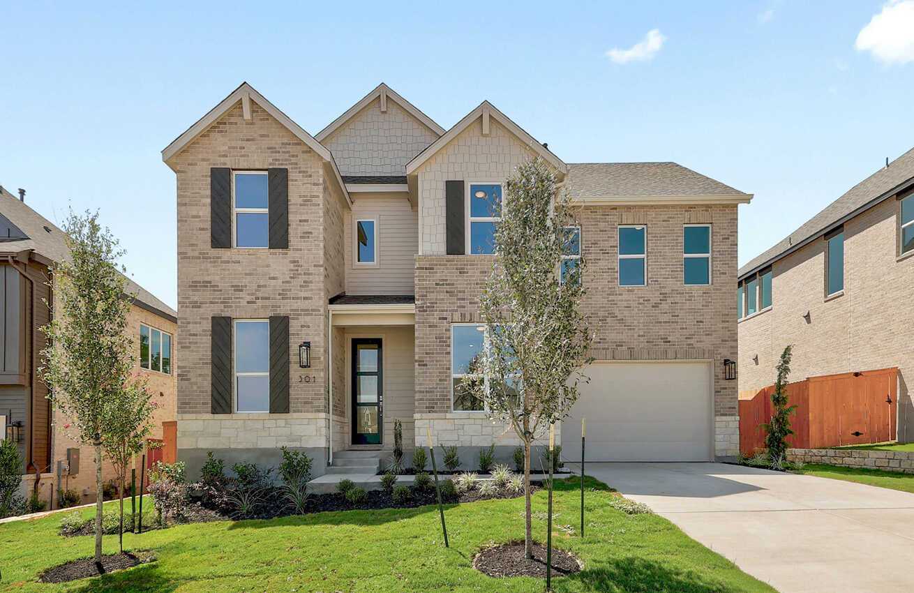 Plan Tucker - Lariat: 70ft. lots: Liberty Hill, Texas - Highland Homes