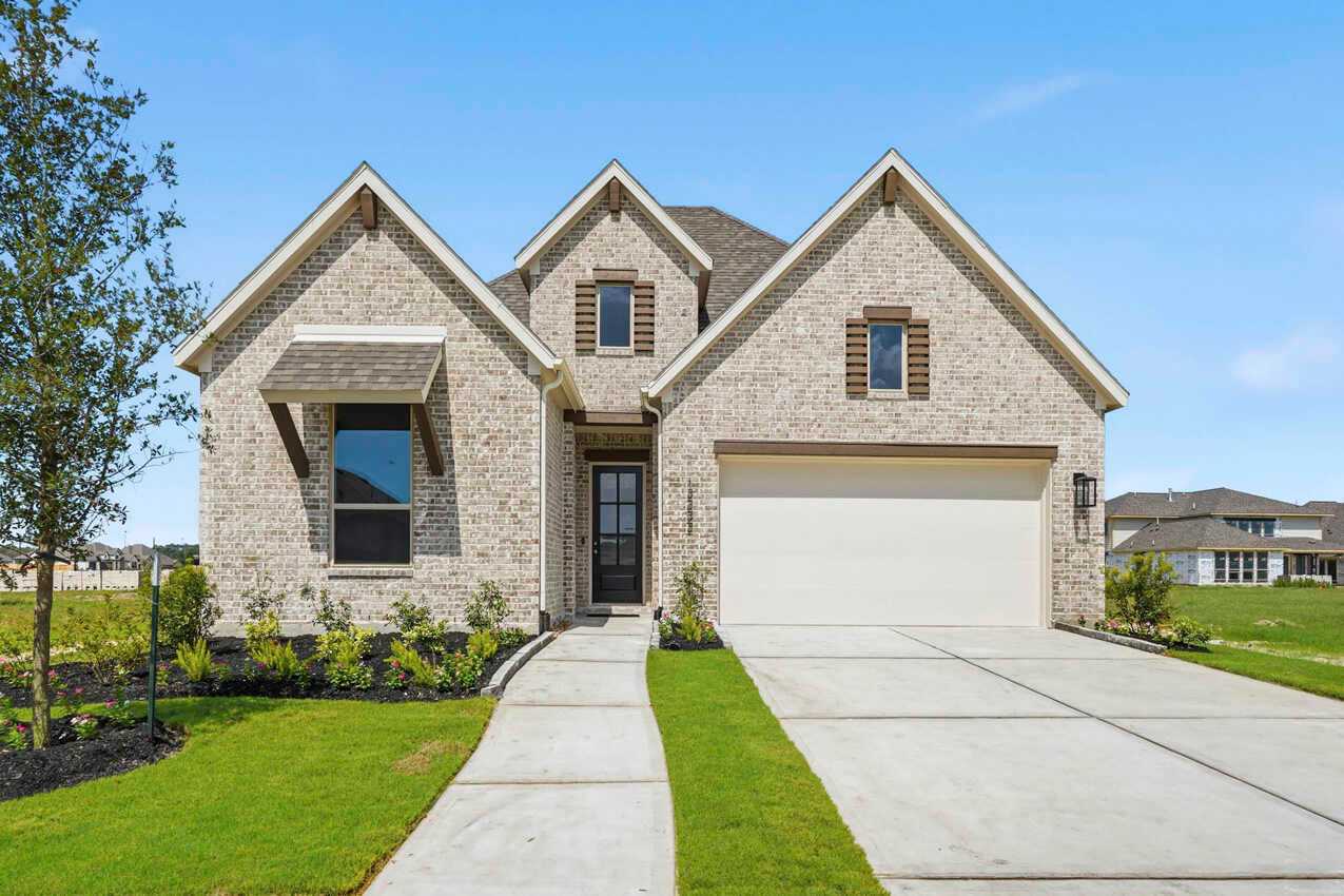 Plan Hampton - Riceland: 50ft. lots: Mont Belvieu, Texas - Highland Homes