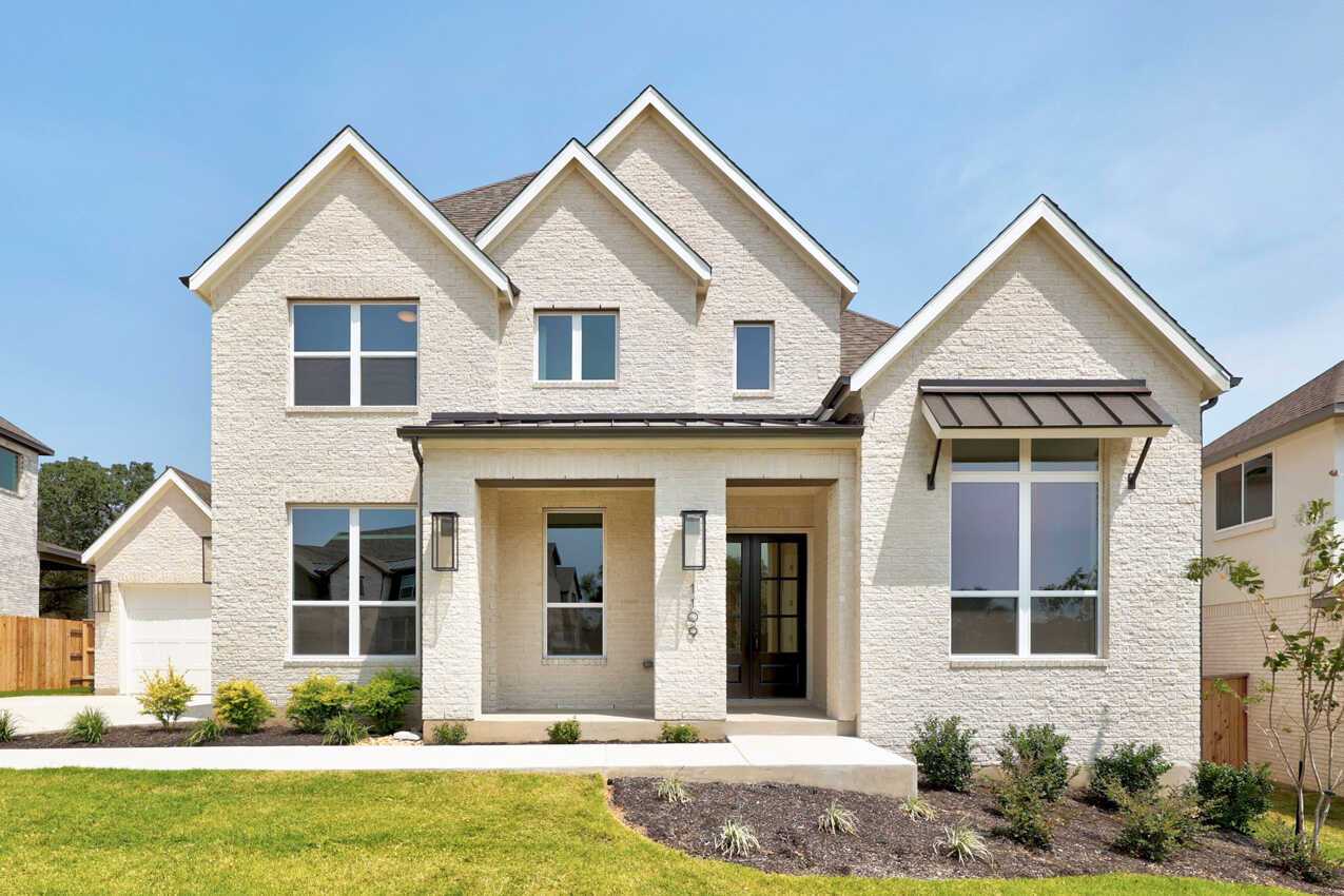 Plan Livorno - Parkside On The River: 70ft. lots: Georgetown, Texas - Highland Homes