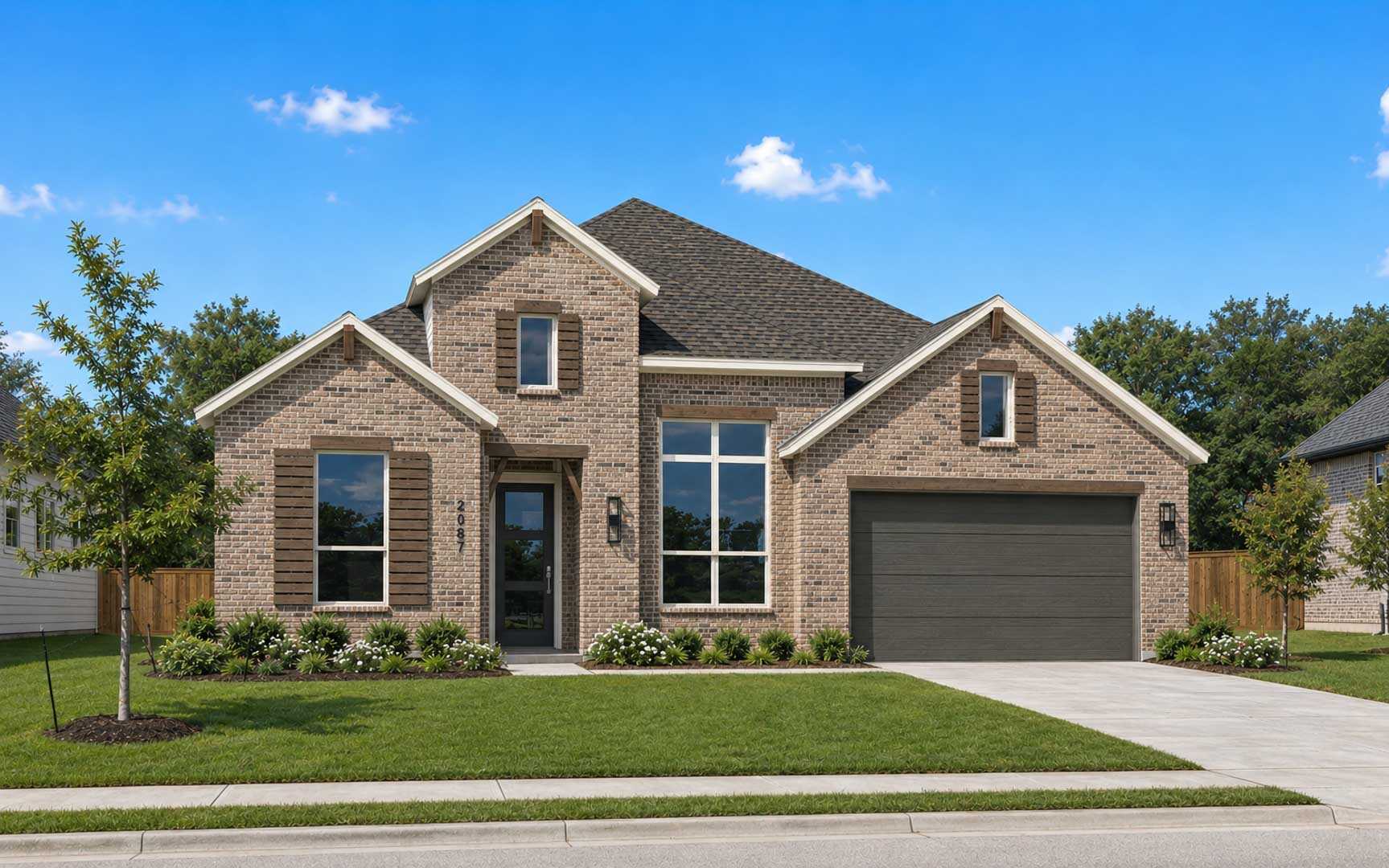 Plan Bradford - Sonoma Verde: 70ft. lots: Rockwall, Texas - Highland Homes