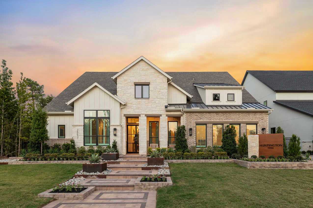 Kresston 70s por Huntington Homes en Houston Texas