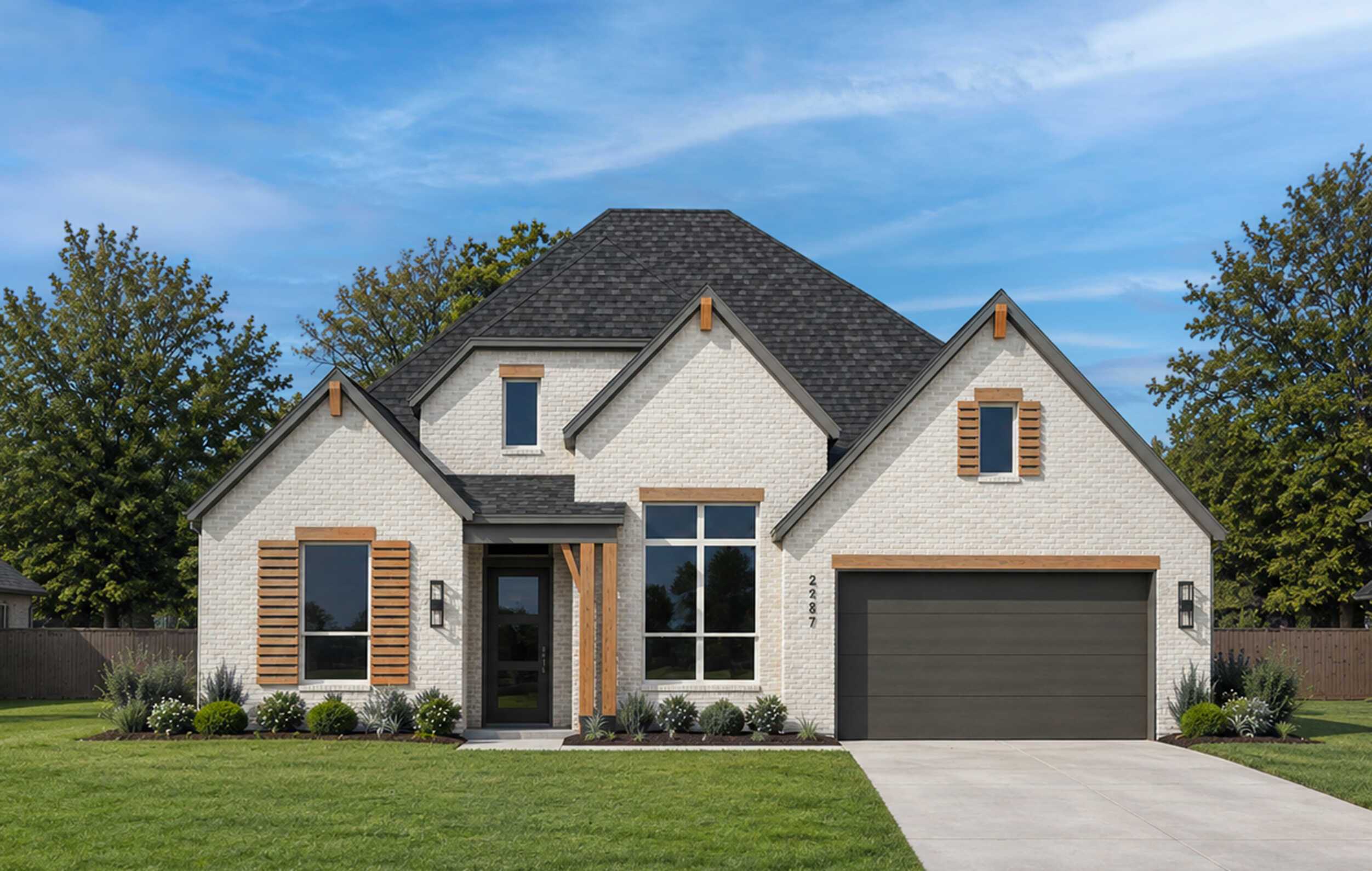 Plan Bradford - Riceland: 65ft. lots: Mont Belvieu, Texas - Highland Homes