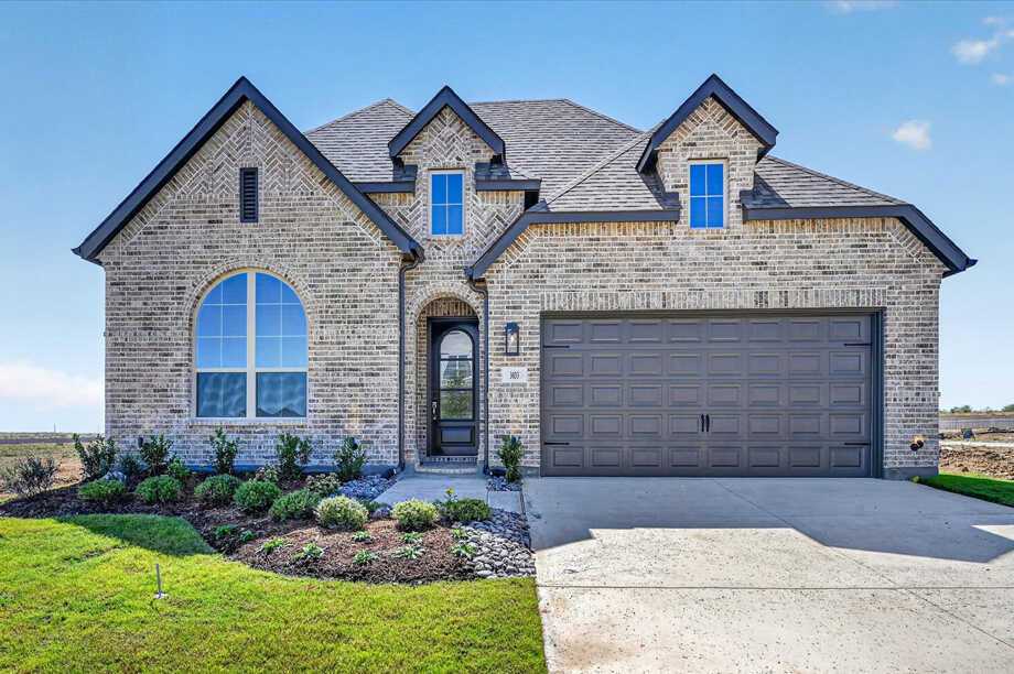 Plan Denton - Pecan Square: 50ft. lots: Northlake, Texas - Highland Homes