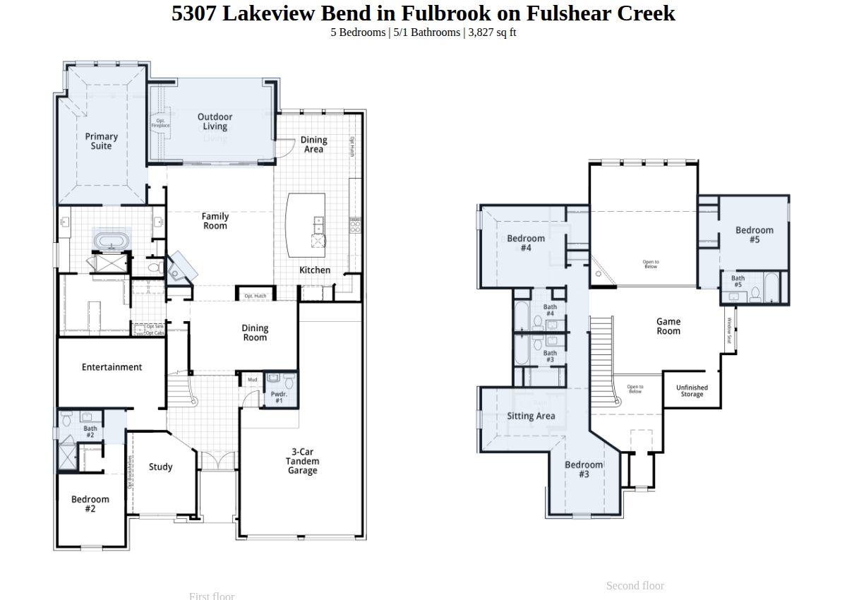 casa en Fulbrook on Fulshear Creek: 60ft. lots por Highland Homes
