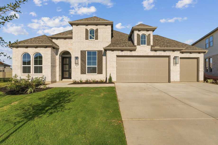 Plan 215 - Santa Rita Ranch: 60ft. lots: Liberty Hill, Texas - Highland Homes
